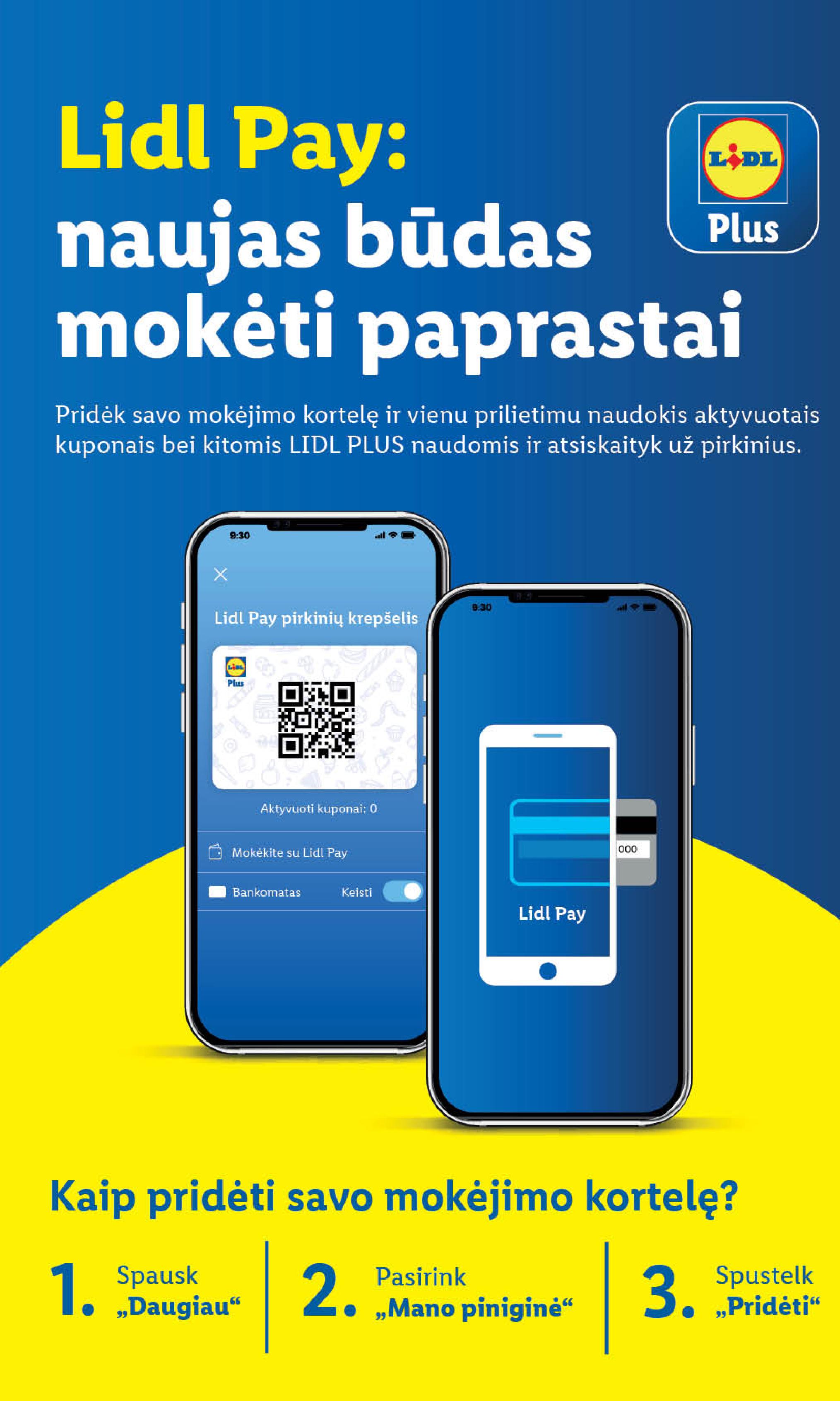 Naujausias LIDL kaininis katalogas 2024.10.14 - 2024.10.20