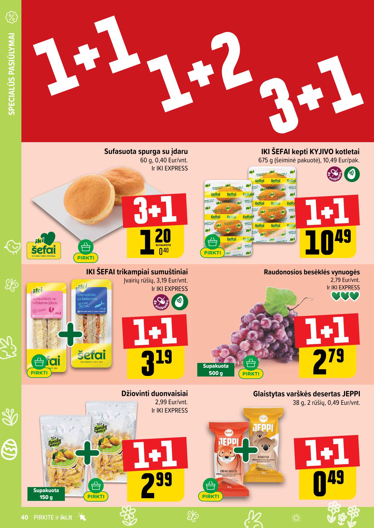 Naujausias IKI kaininis katalogas 2026.03.16 - 2026.03.22