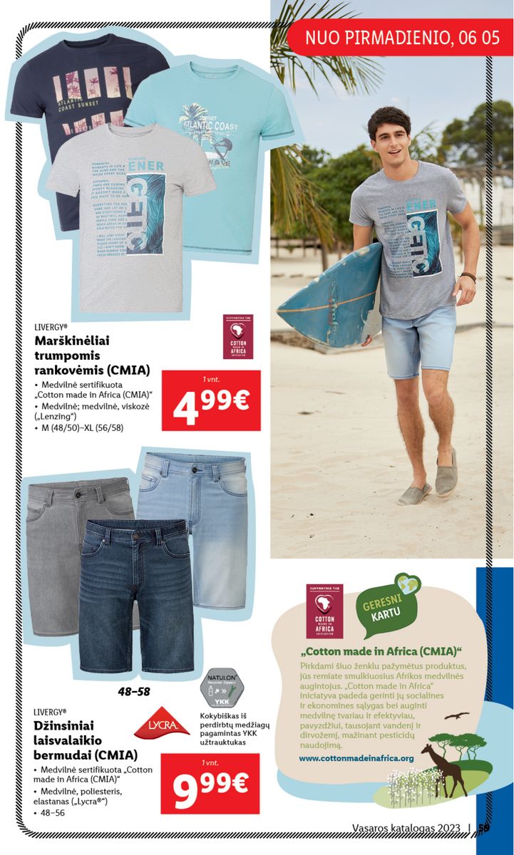 LIDL Vasaros katalogas 2023