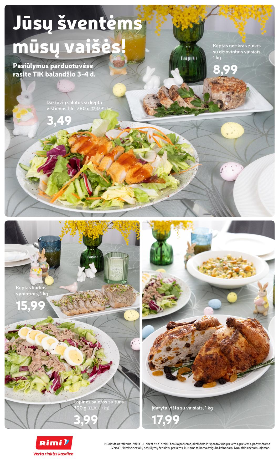 Naujausias RIMI kaininis katalogas 2026.03.31 - 2026.04.06