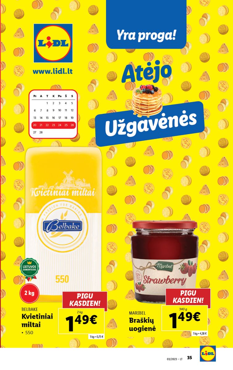 Naujausias LIDL kaininis katalogas 2023.02.20 - 2023.02.26