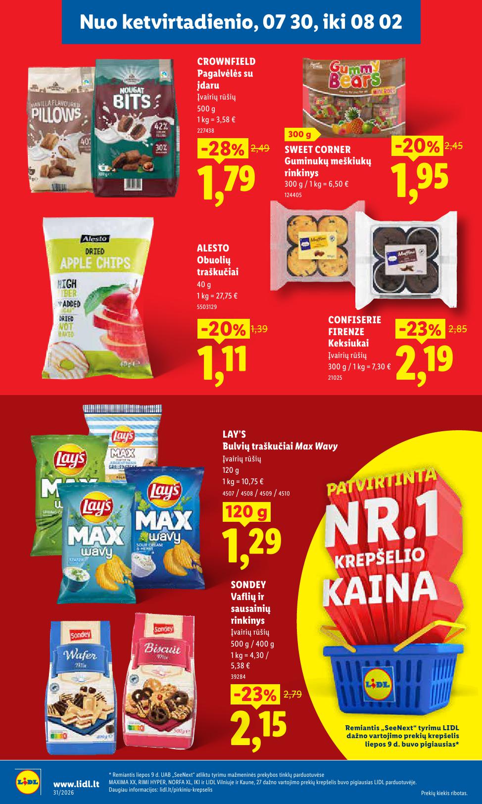 Naujausias LIDL kaininis katalogas 2026.07.27 - 2026.08.02