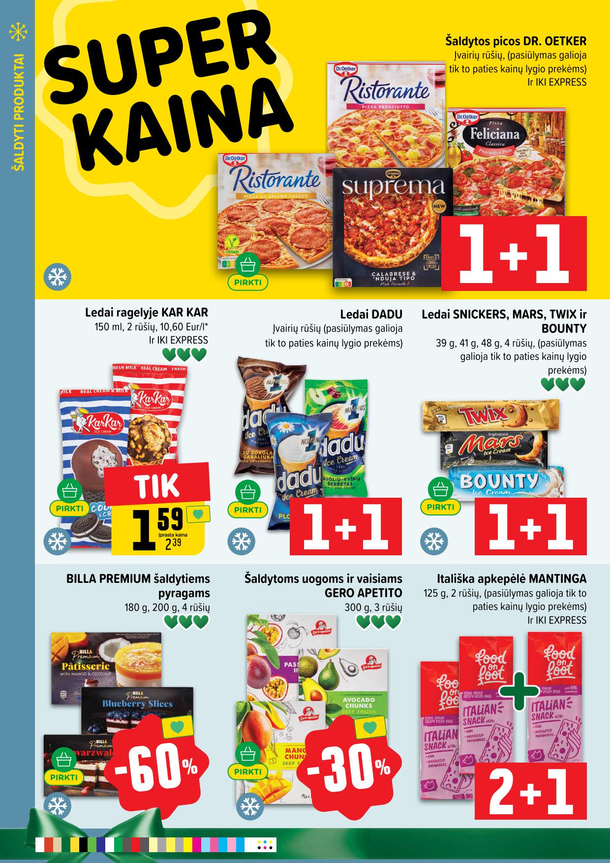 Naujausias IKI kaininis katalogas 2025.11.10 - 2025.11.16
