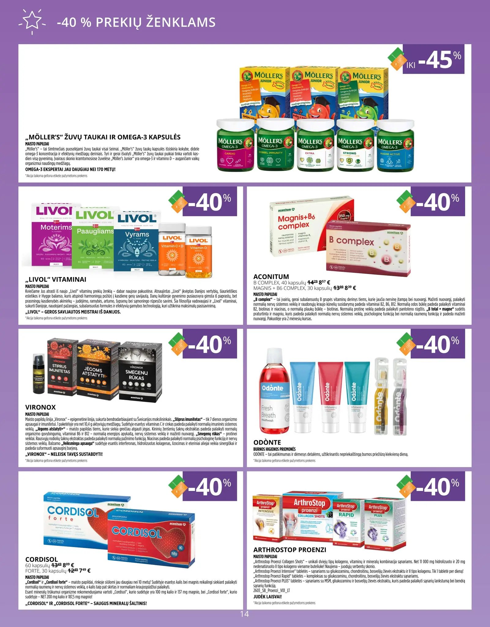 Naujas GINTARINĖS vaistinės leidinys nuo 2026.04.01 iki 2026.04.30