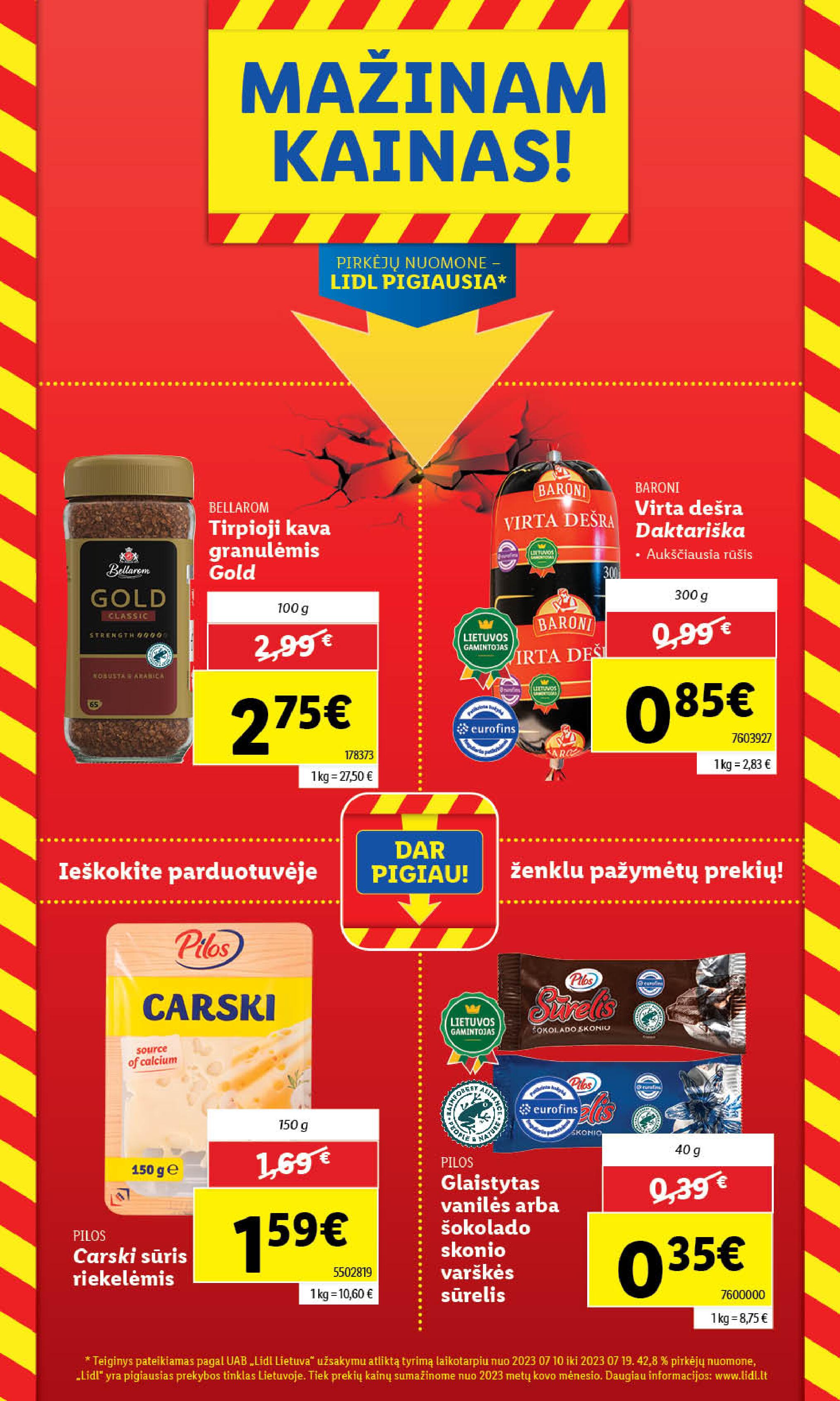 Naujausias LIDL kaininis katalogas 2023.09.04 - 2023.09.10