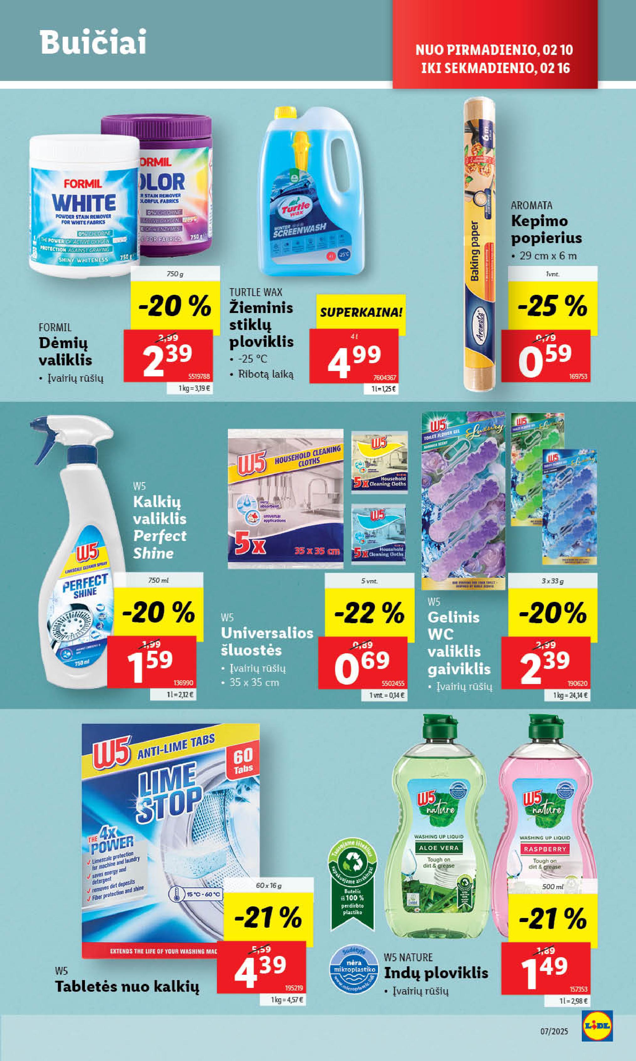 Naujausias LIDL kaininis katalogas 2025.02.10 - 2025.02.16
