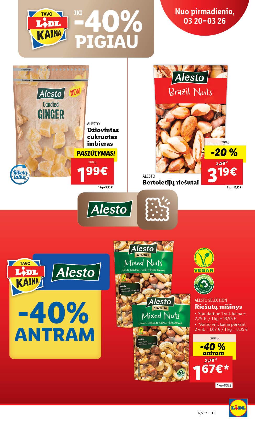 Naujausias LIDL kaininis katalogas 2023.03.20 - 2023.03.26