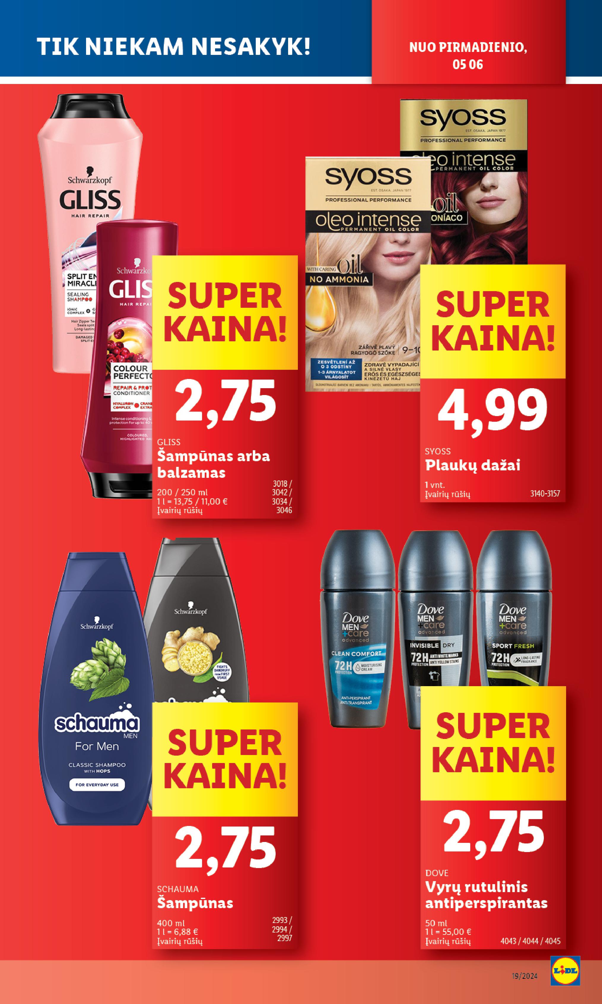 Naujausias LIDL kaininis katalogas 2024.05.06 - 2024.05.12