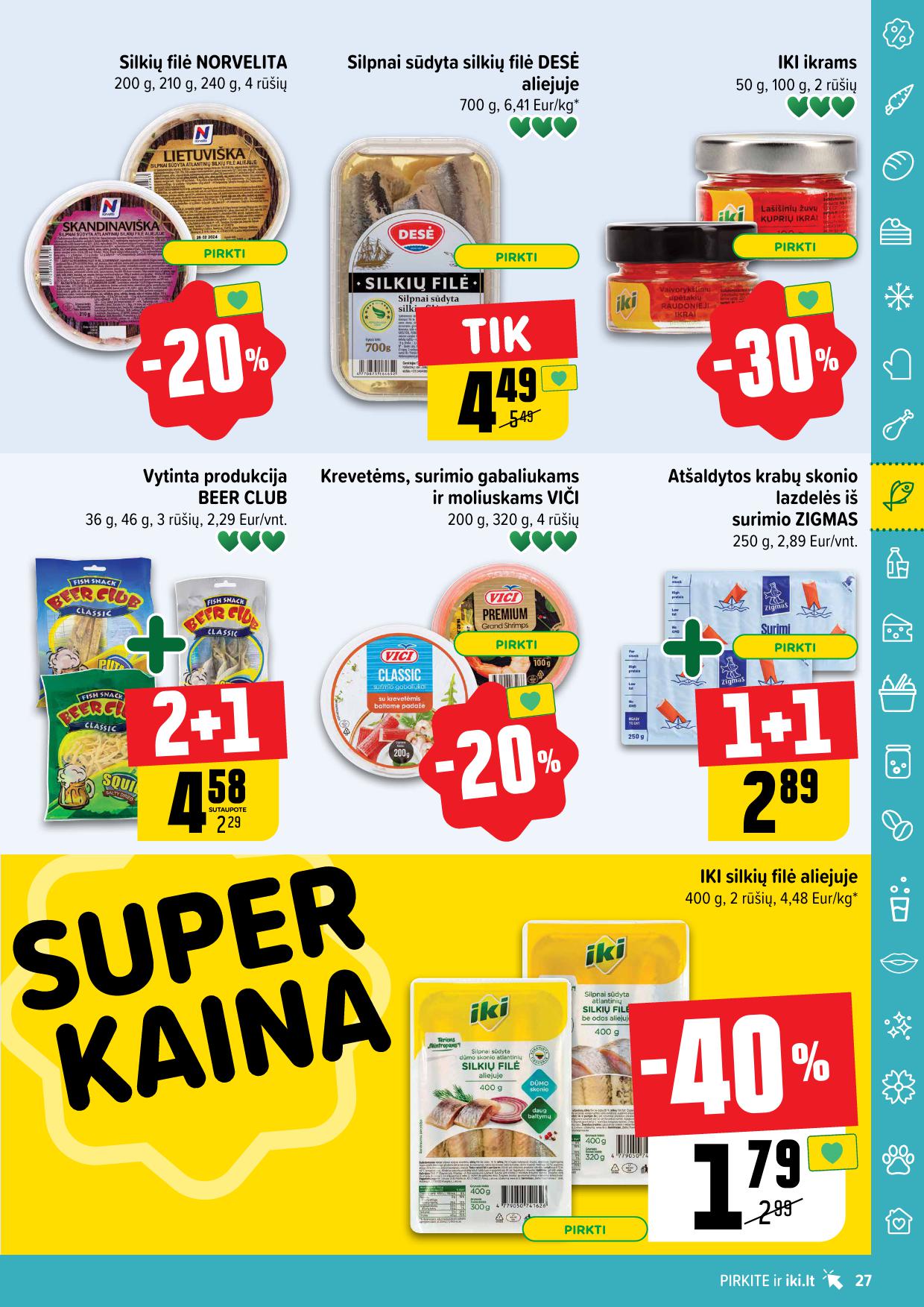 Naujausias IKI kaininis katalogas 2025.02.17 - 2025.02.23