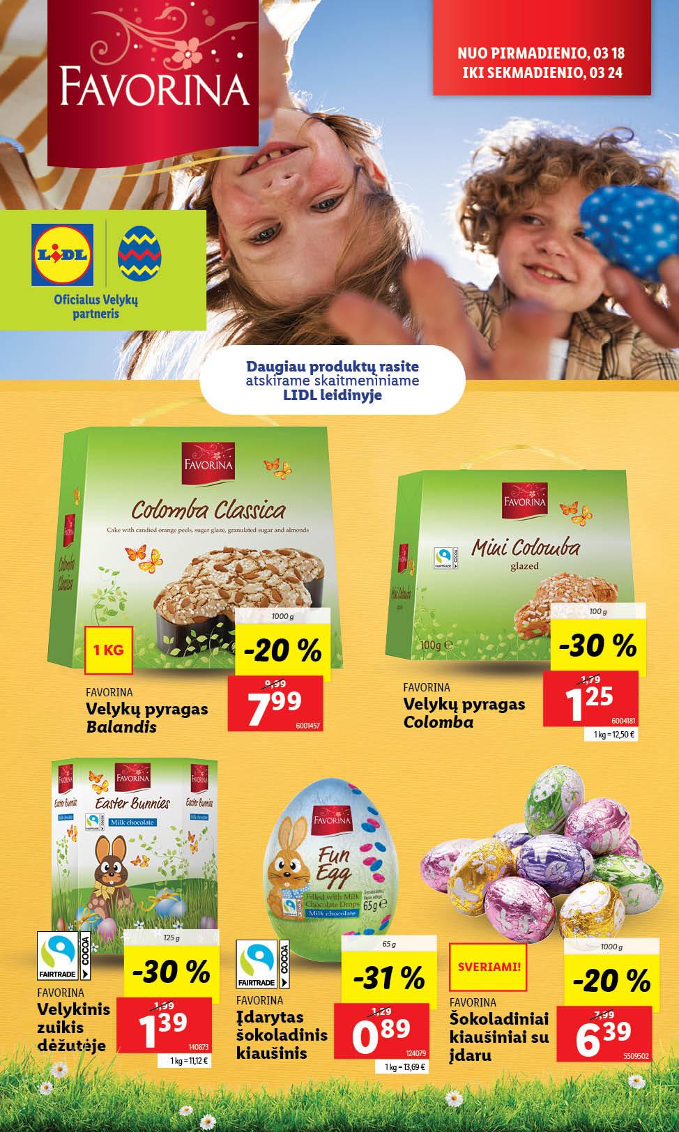 Naujausias LIDL kaininis katalogas 2024.03.18 - 2024.03.24