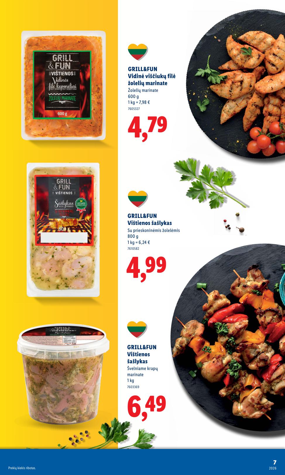 LIDL grilio katalogas "Grilis gardumo, kaina pigumo"