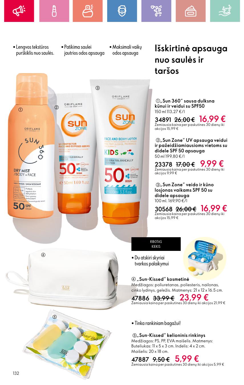 ORIFLAME katalogas galioja 2025.08.03 - 2025.08.23