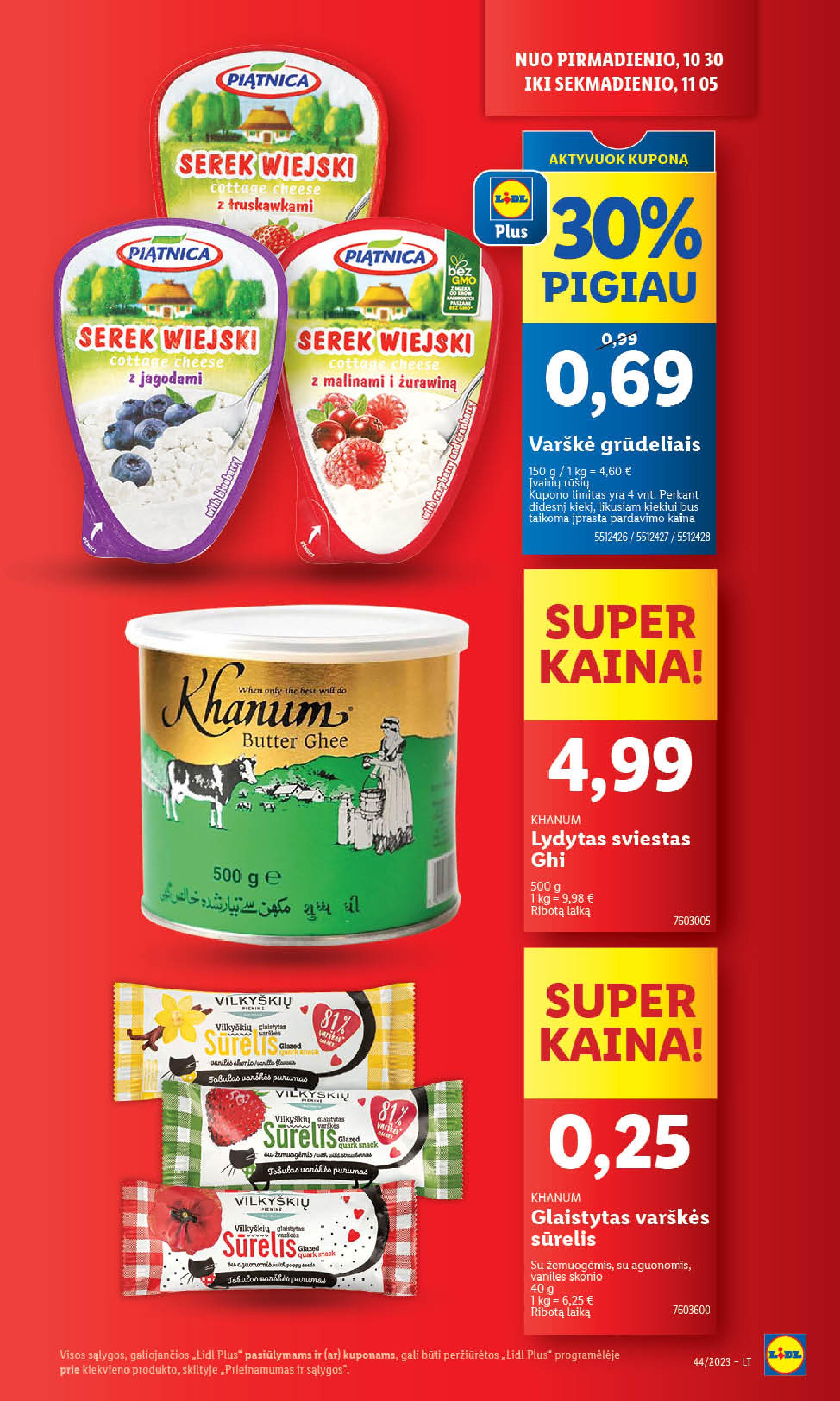 Naujausias LIDL kaininis katalogas 2023.10.30 - 2023.11.05
