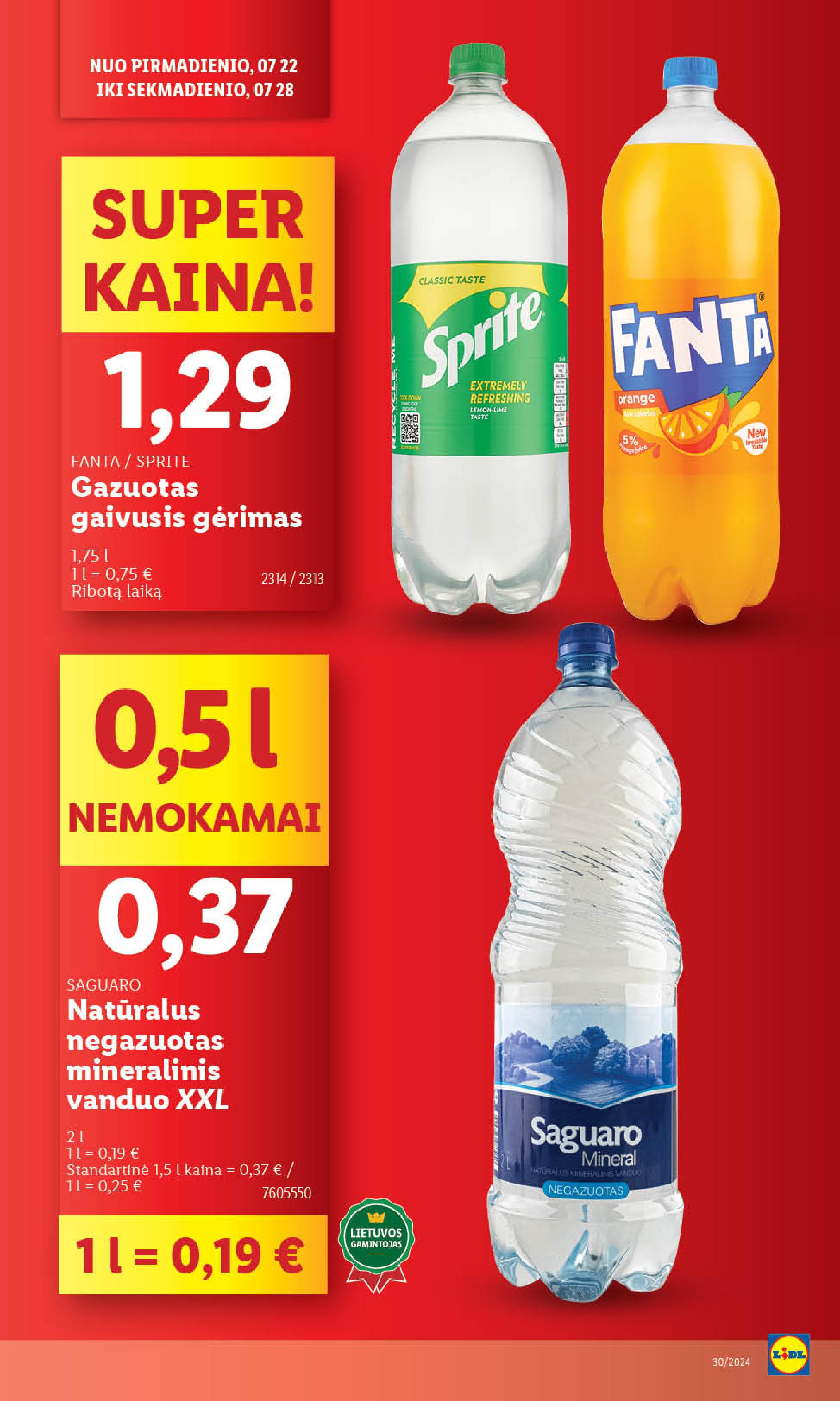 Naujausias LIDL kaininis katalogas 2024.07.22 - 2024.07.28