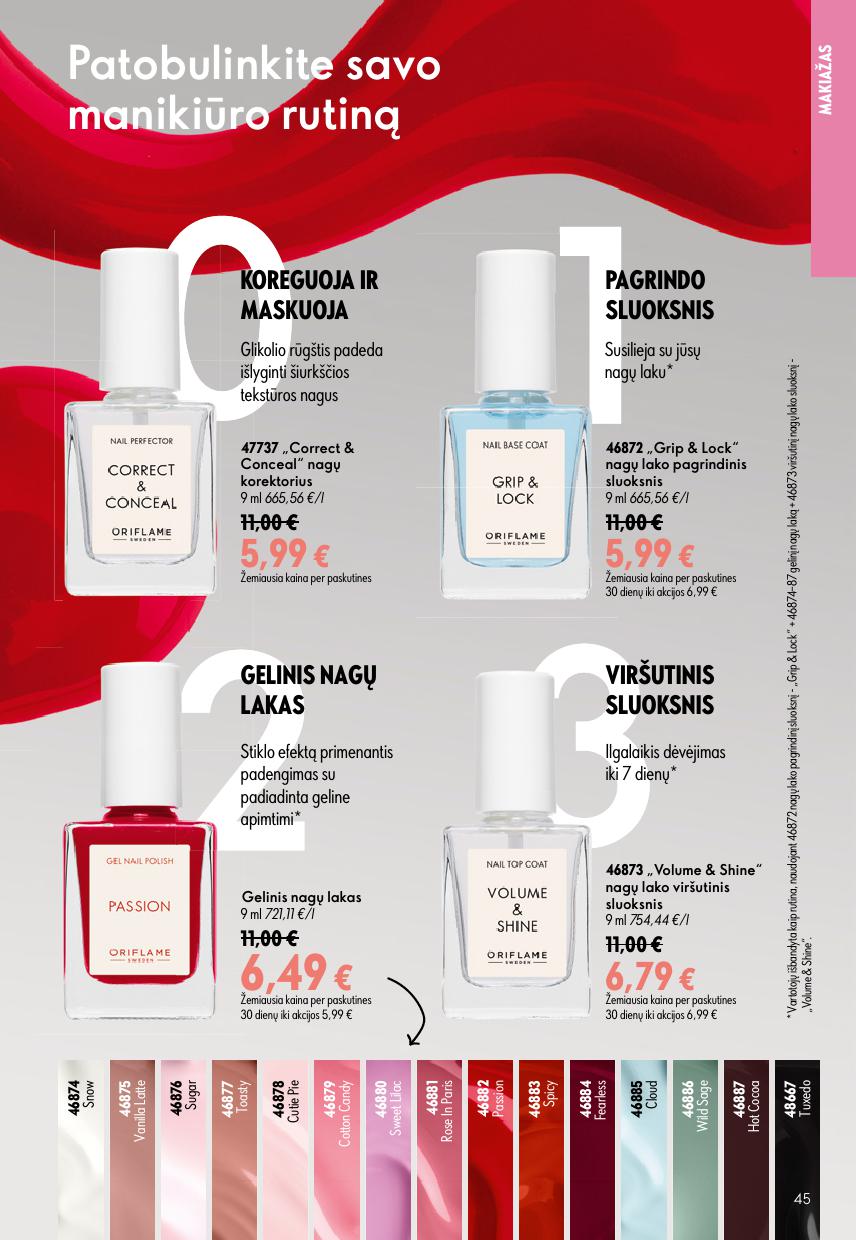 ORIFLAME  katalogas galioja 2026.07.15 - 2026.08.04