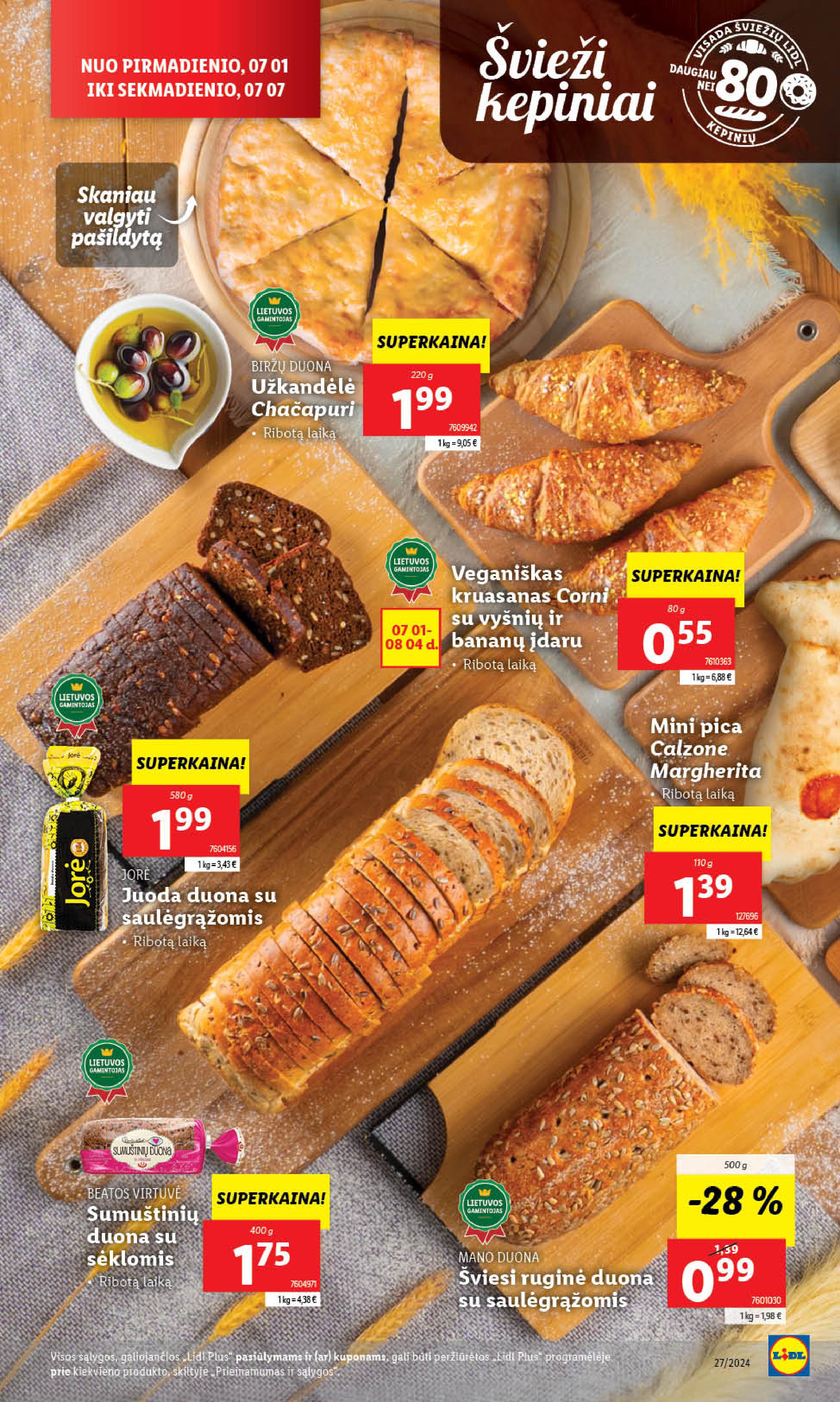 Naujausias LIDL kaininis katalogas 2024.07.01 - 2024.07.07