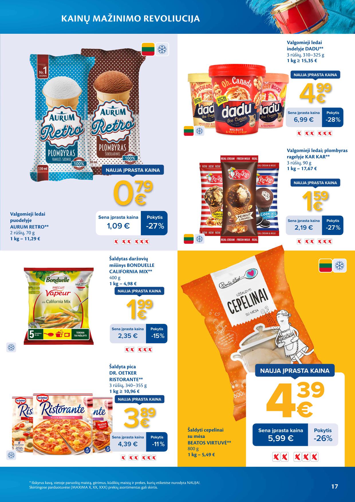 MAXIMA nuolaidų leidinys "Kainų mažinimo revoliucija" 2026.03.03 - 2026.03.09