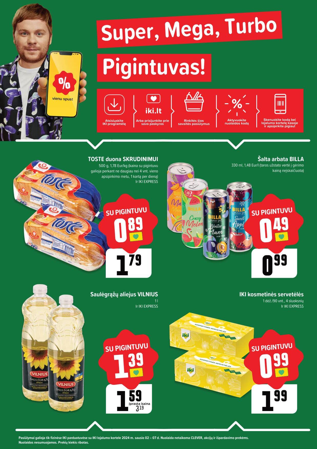 Naujausias IKI kaininis katalogas 2024.01.02 - 2024.01.07