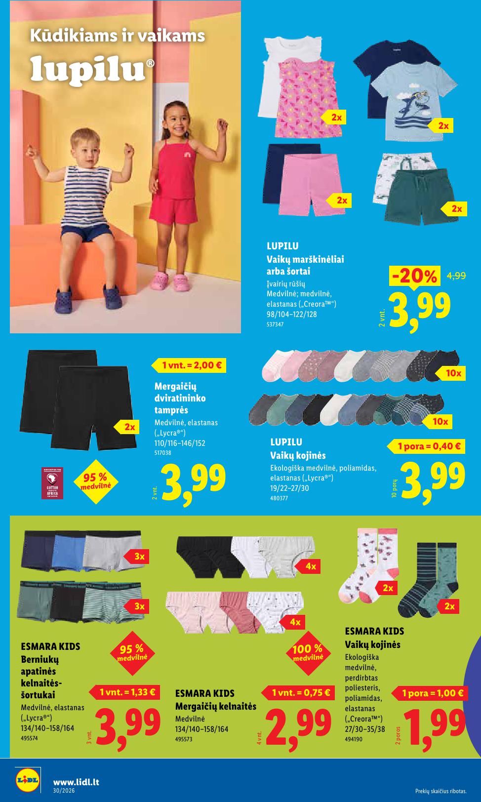 LIDL ne maisto prekių leidinys 2026.07.20 - 2026.07.26