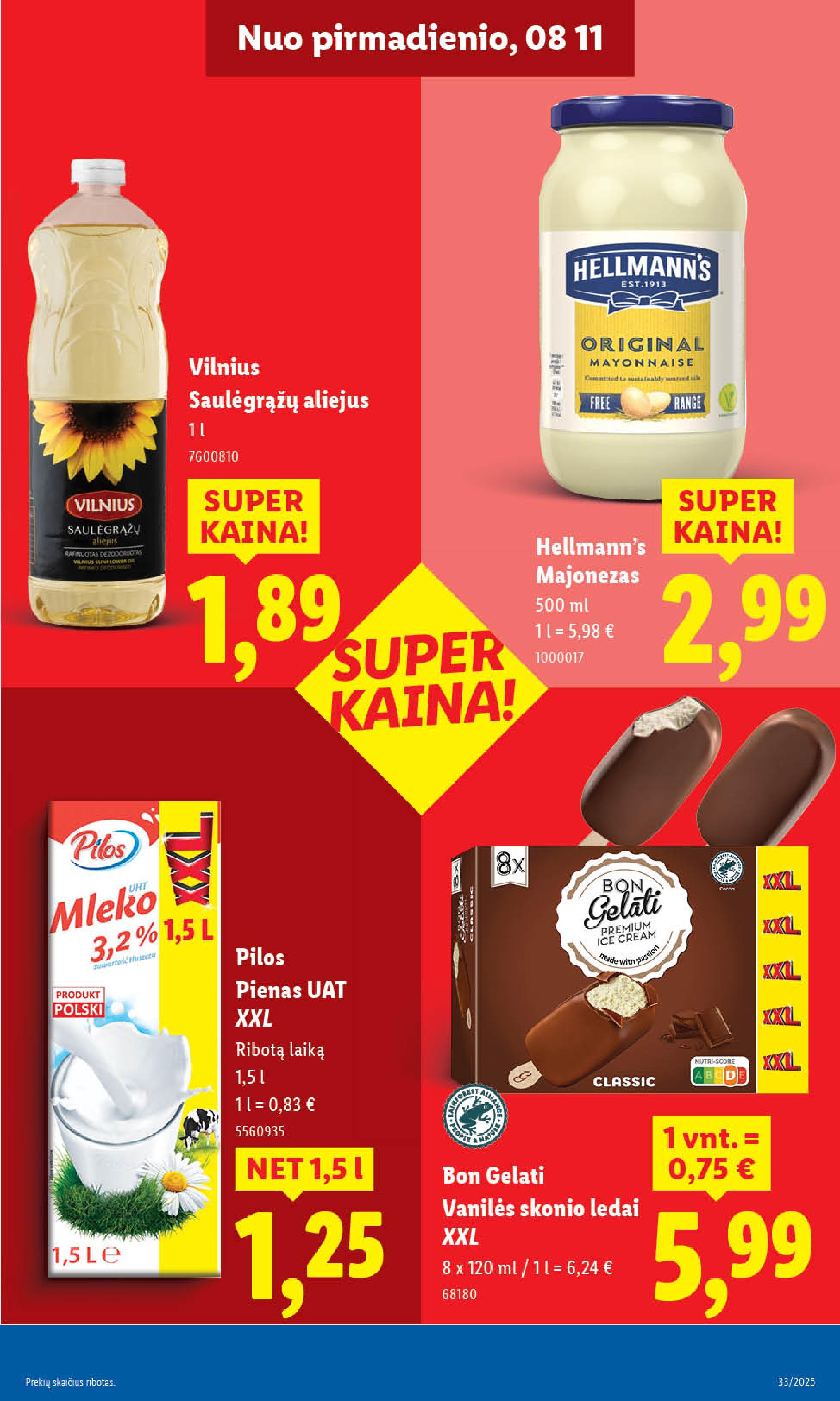 Naujausias LIDL kaininis katalogas 2025.08.11 - 2025.08.17