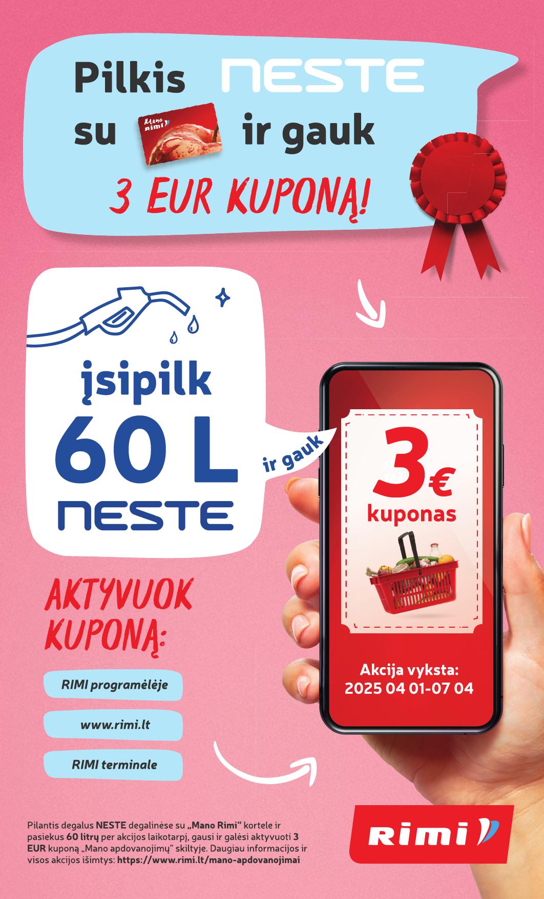Naujausias RIMI kaininis katalogas 2025.04.01 - 2025.04.07
