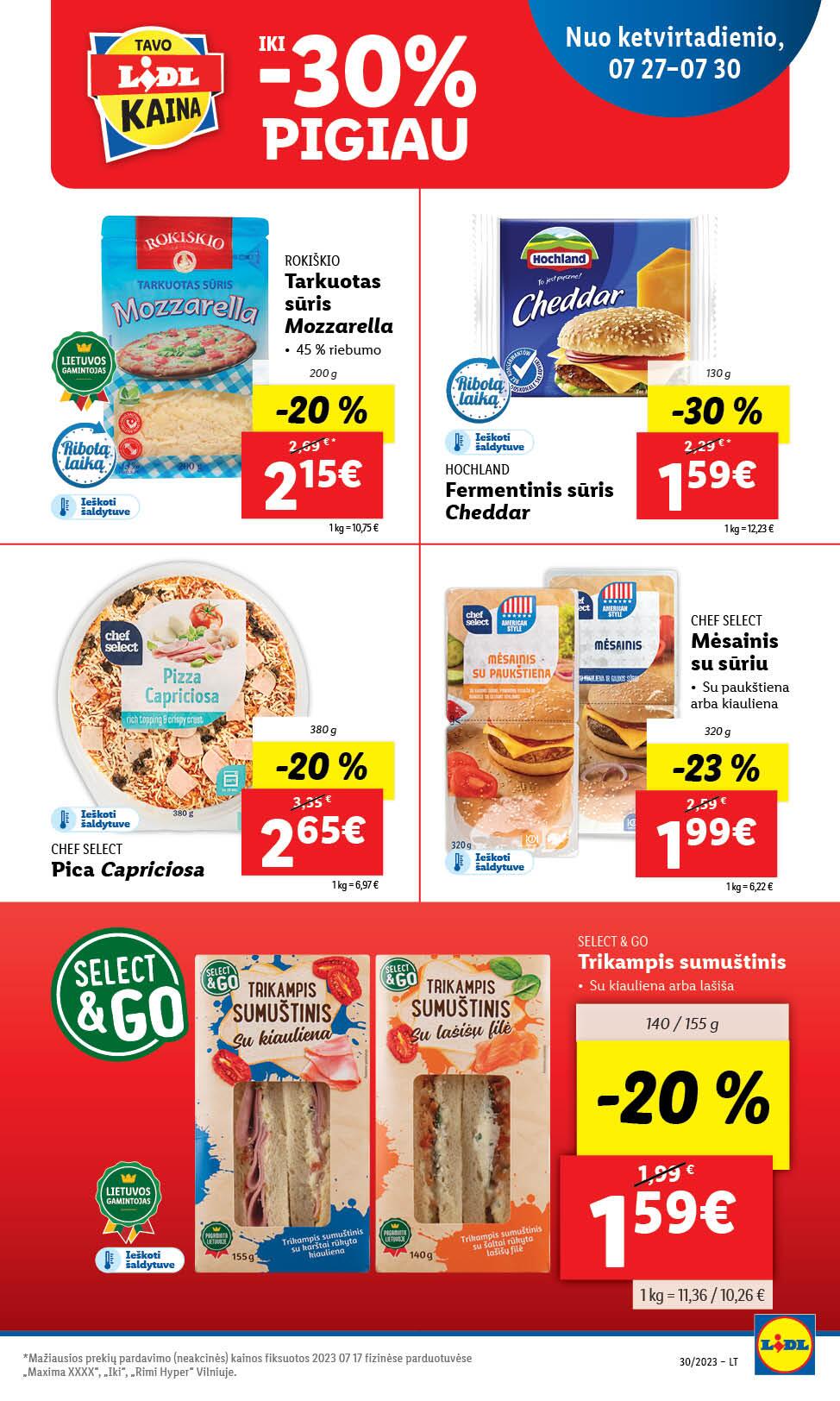 Naujausias LIDL kaininis katalogas 2023.07.24 - 2023.07.30