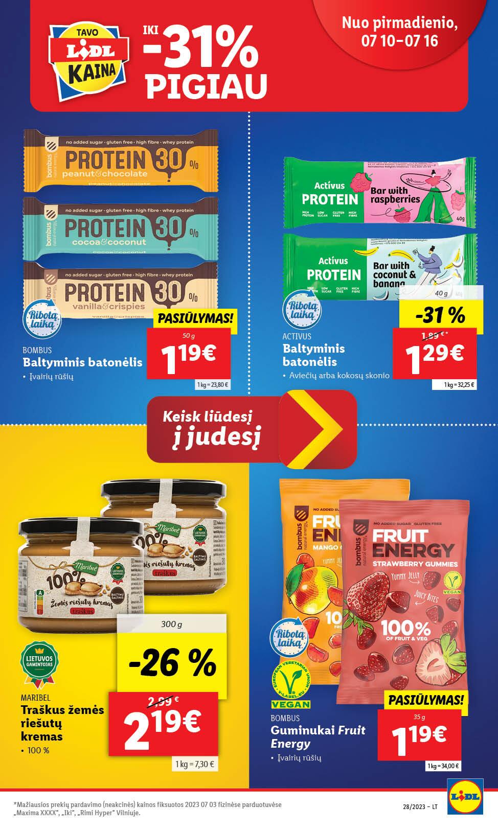Naujausias LIDL kaininis katalogas 2023.07.10 - 2023.07.16