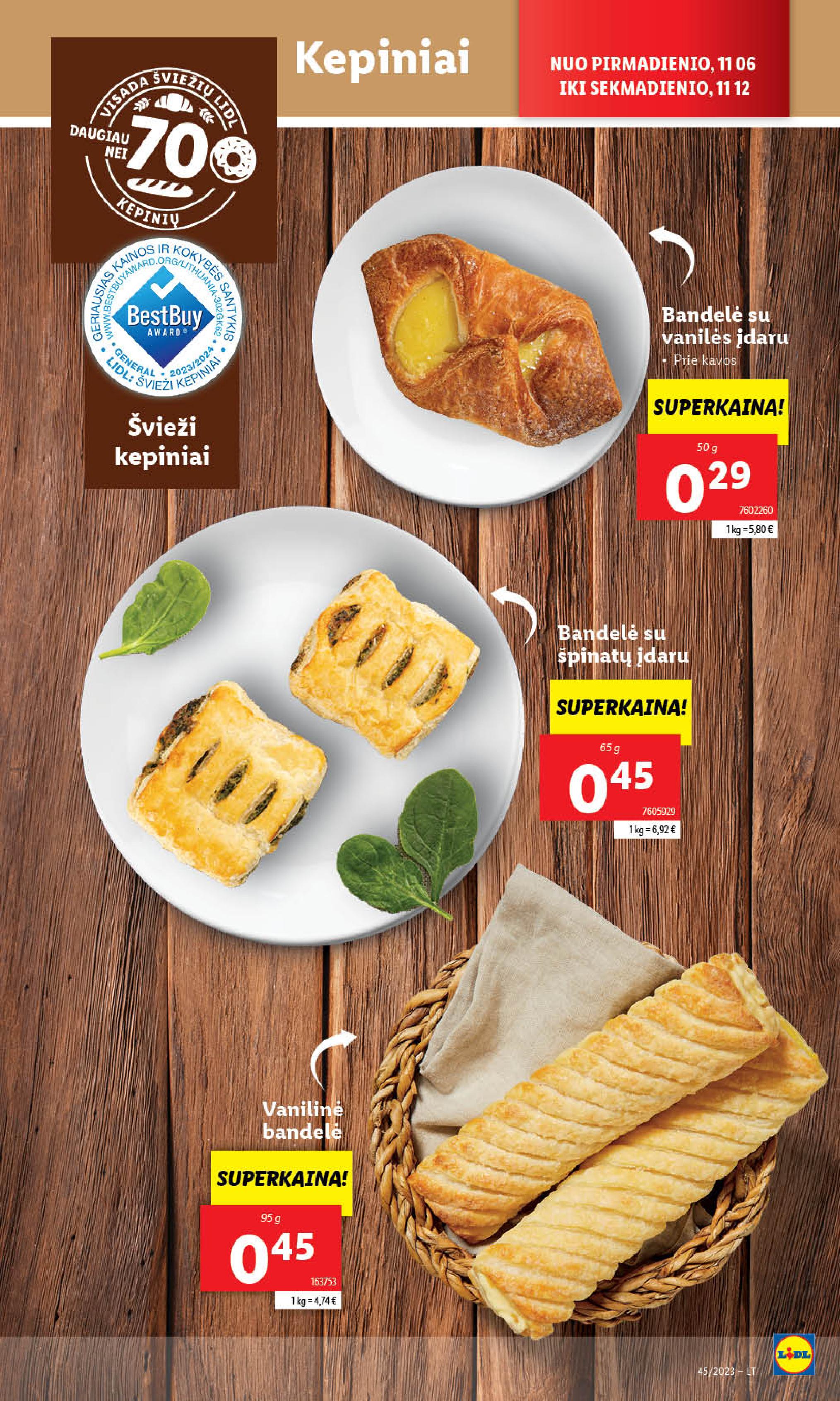 Naujausias LIDL kaininis katalogas 2023.11.06 - 2023.11.12
