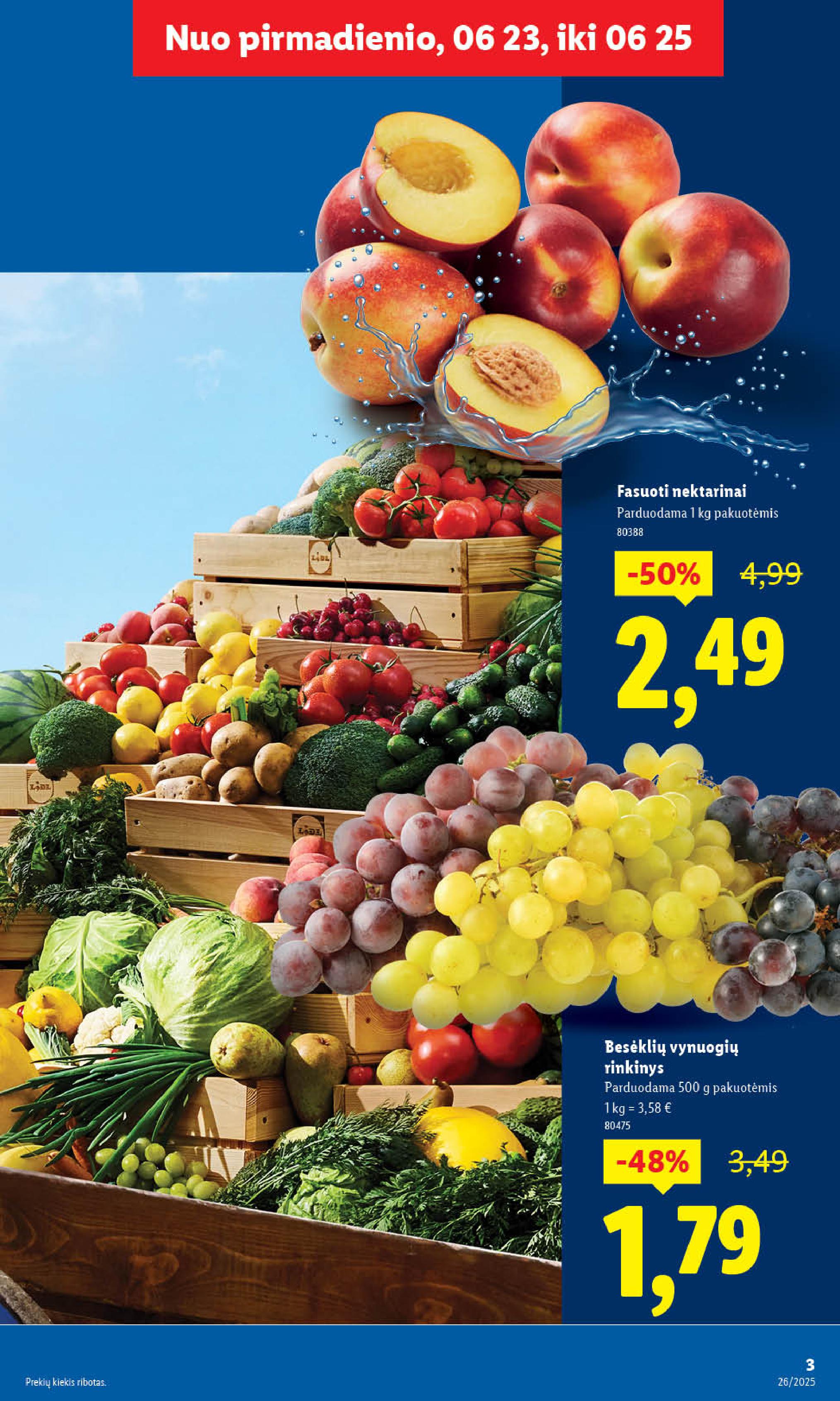Naujausias LIDL kaininis katalogas 2025.06.23 - 2025.06.29