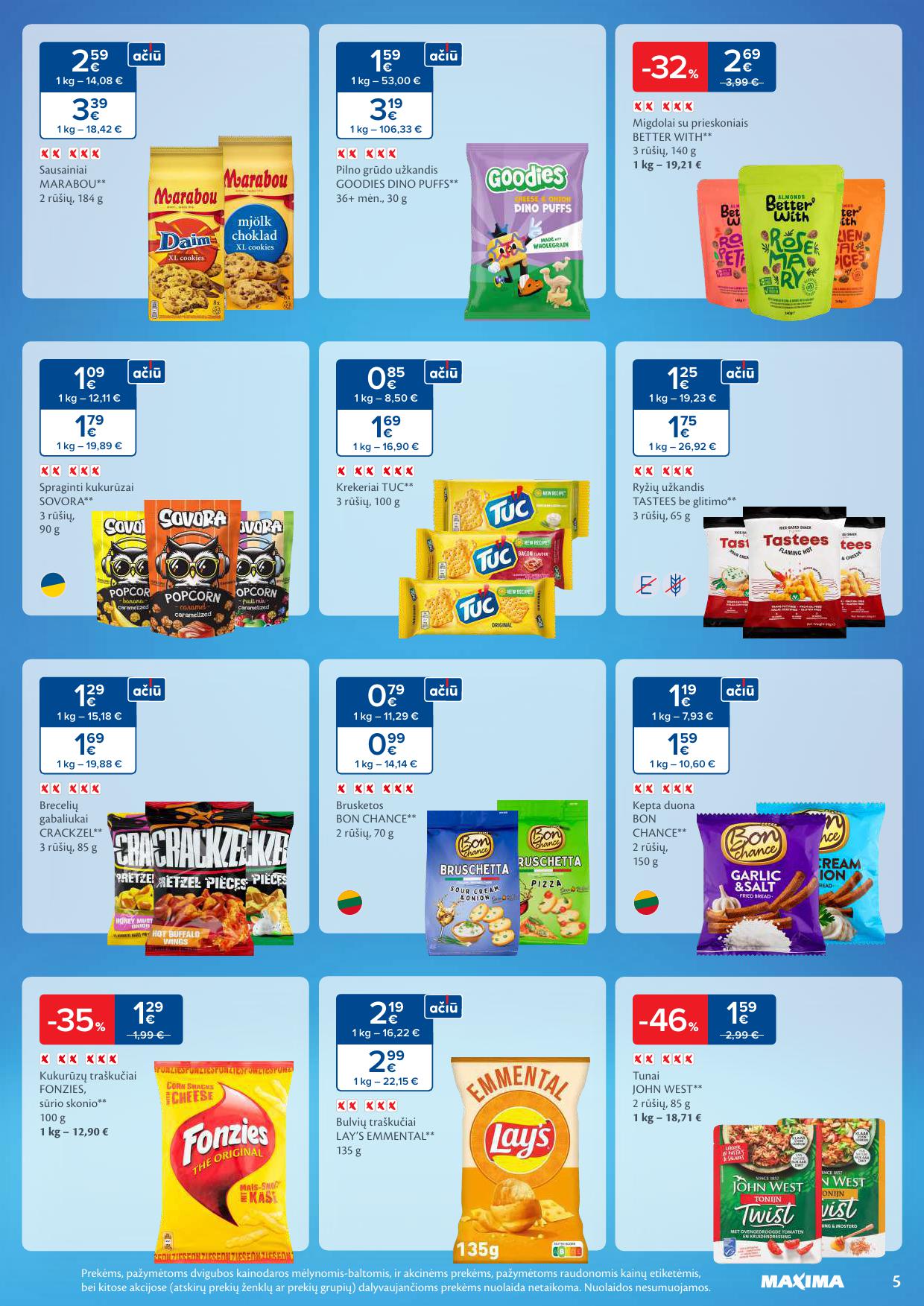 Naujausias MAXIMA kaininis katalogas 2026.02.24 - 2026.03.02