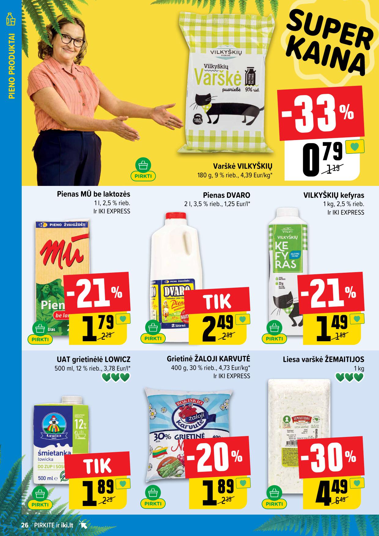 IKI SAVAITĖLĖ akcijų ir nuolaidų leidinys Nr.26 2025.06.23 - 2025.06.29