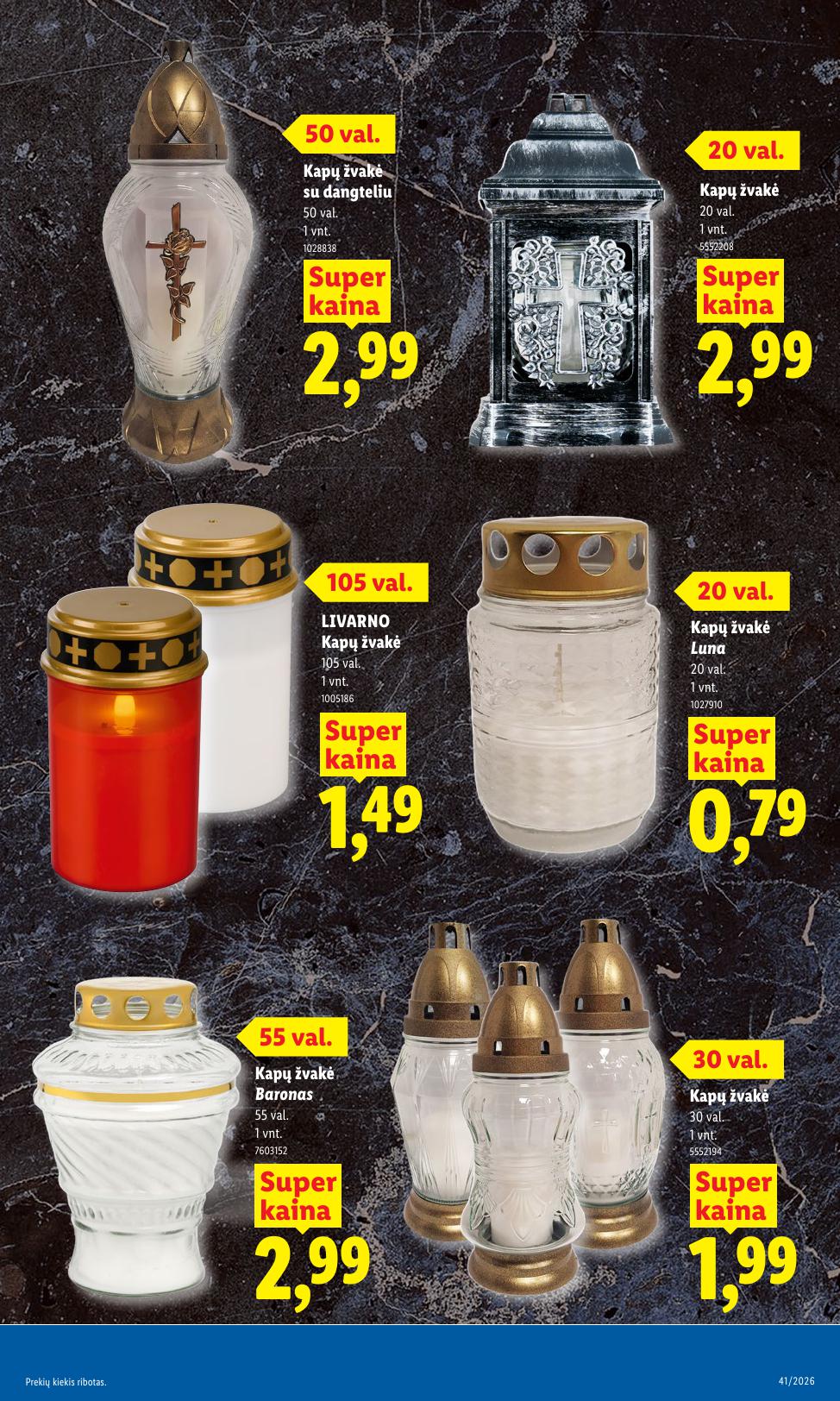 Naujausias LIDL kaininis katalogas 2026.10.05 - 2026.10.11