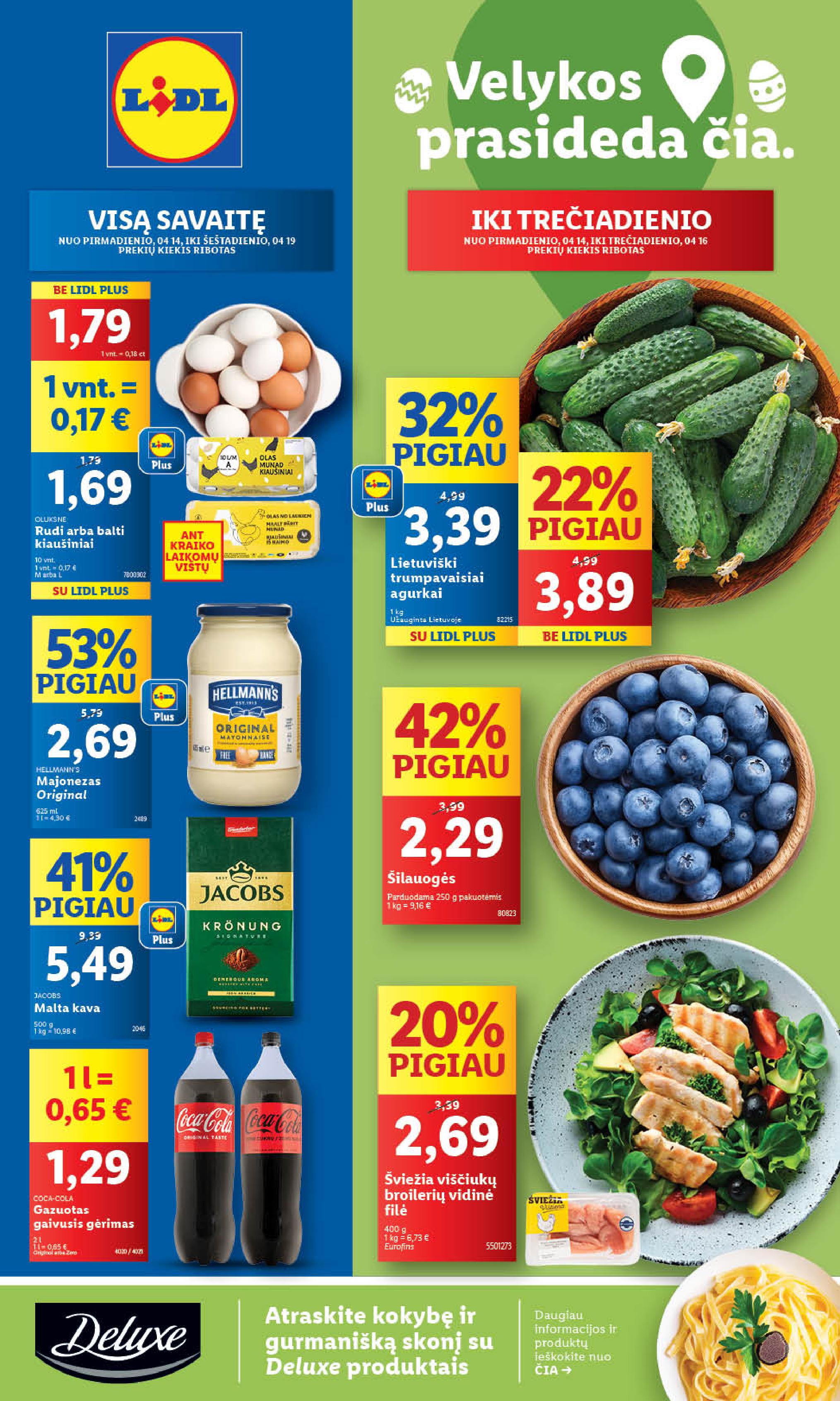 Naujausias LIDL kaininis katalogas 2025.04.14 - 2025.04.19