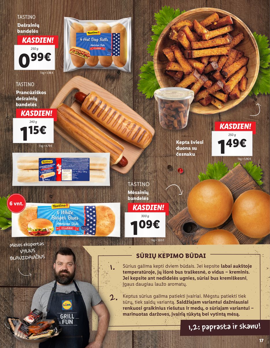 LIDL grilio katalogas "GRILIO ISTORIJOS 2022"