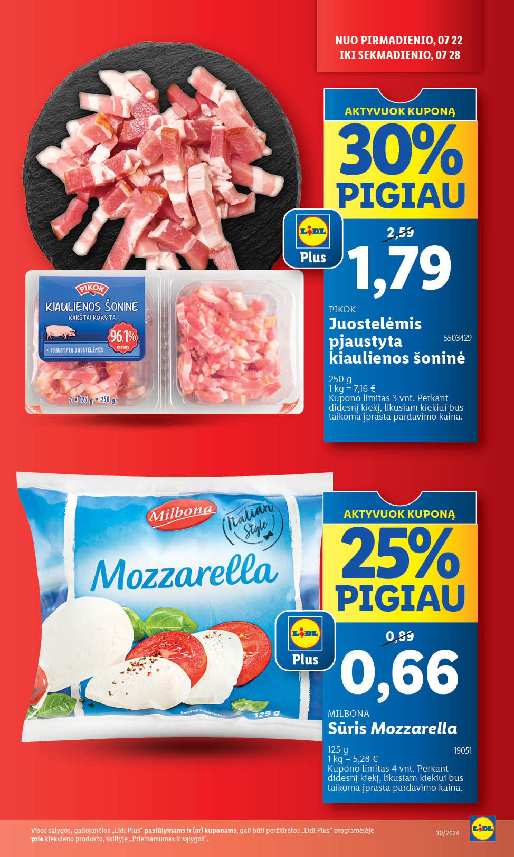 Naujausias LIDL kaininis katalogas 2024.07.22 - 2024.07.28