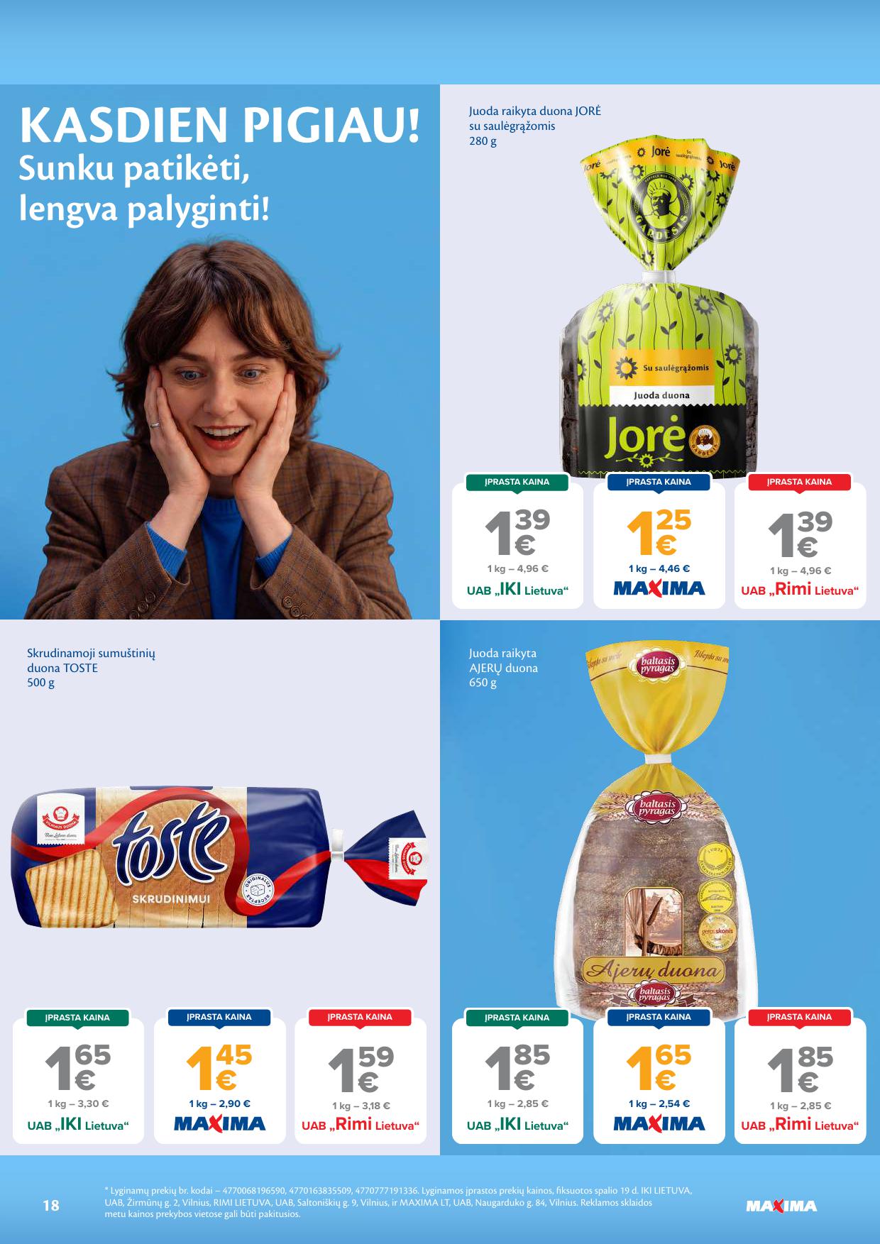 Naujausias MAXIMA kaininis katalogas 2026.10.27 - 2026.11.02