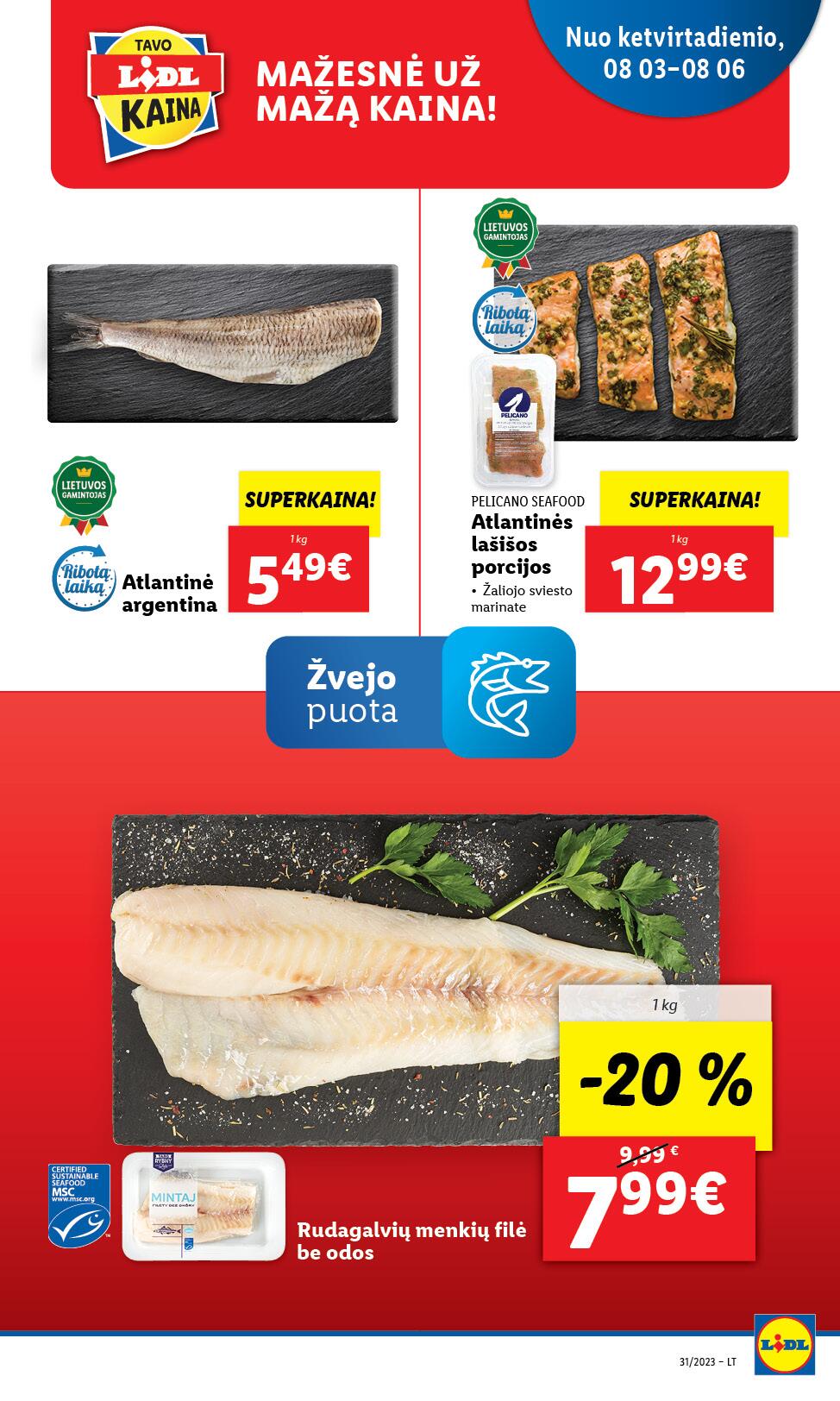 Naujausias LIDL kaininis katalogas 2023.07.31 - 2023.08.06