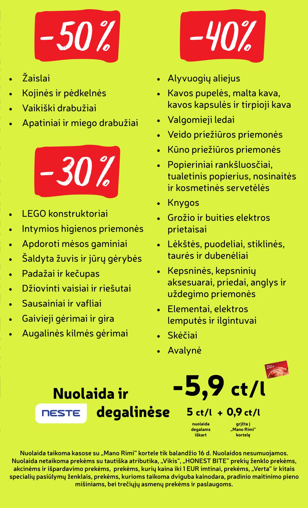 Naujas RIMI leidinys Nr.16 nuo 2026.04.14 iki 2026.04.20