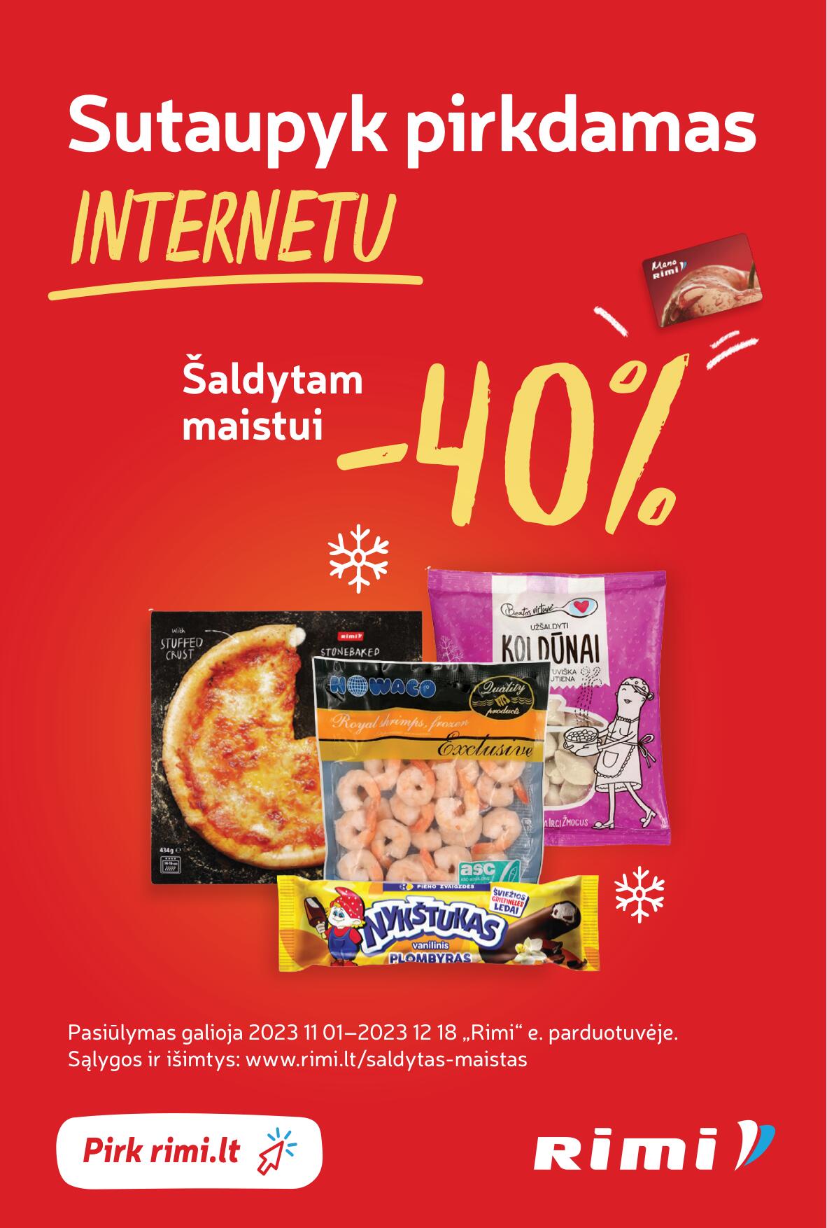 Naujausias RIMI kaininis katalogas 2023.10.31 - 2023.11.06