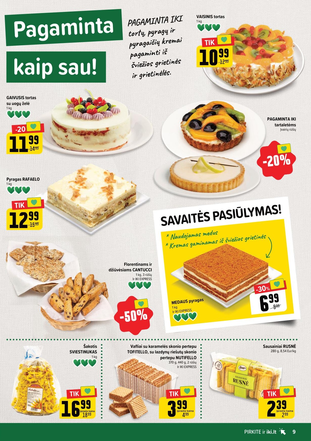 Naujausias IKI kaininis katalogas 2024.01.29 - 2024.02.04