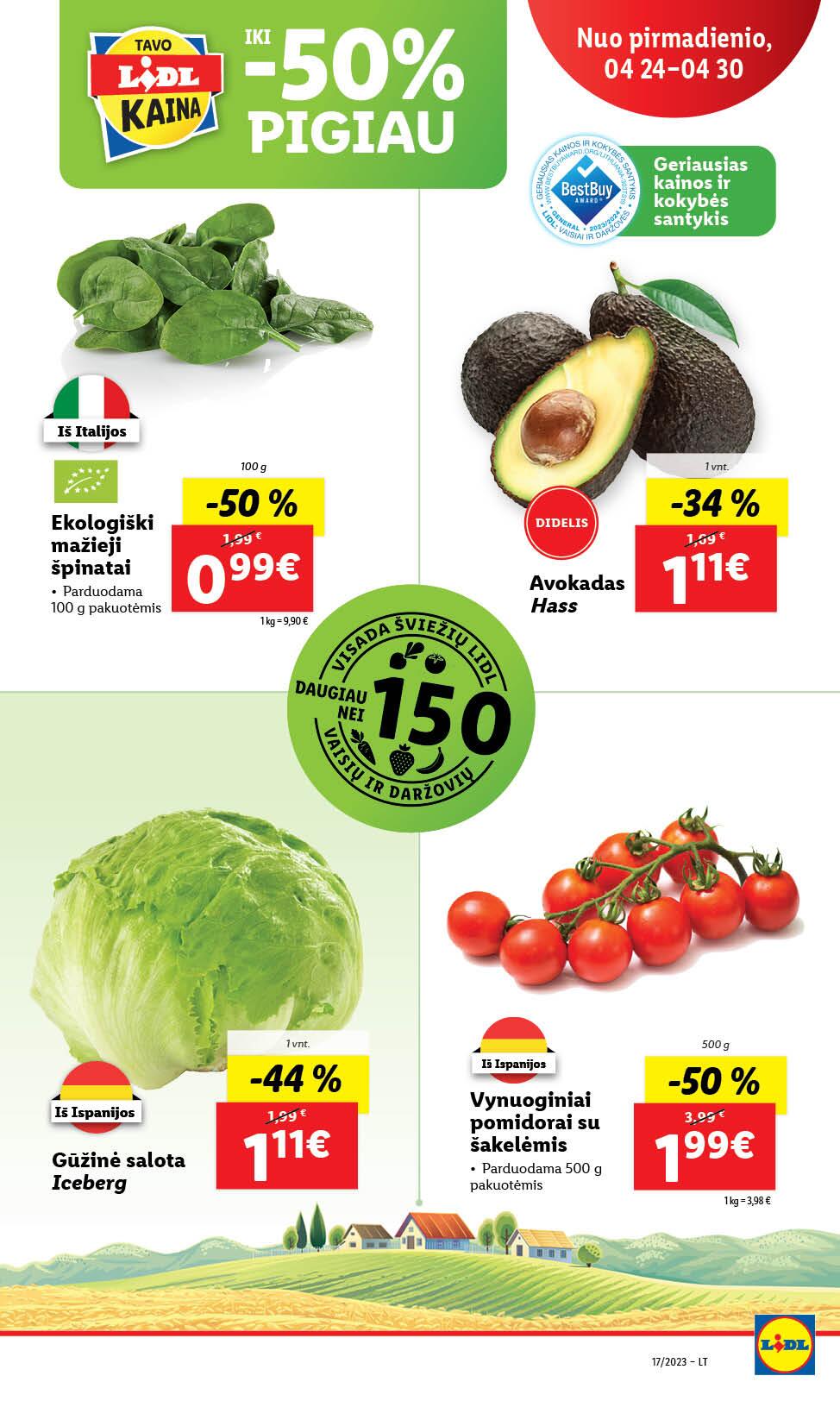 Naujausias LIDL kaininis katalogas 2023.04.24 - 2023.04.30