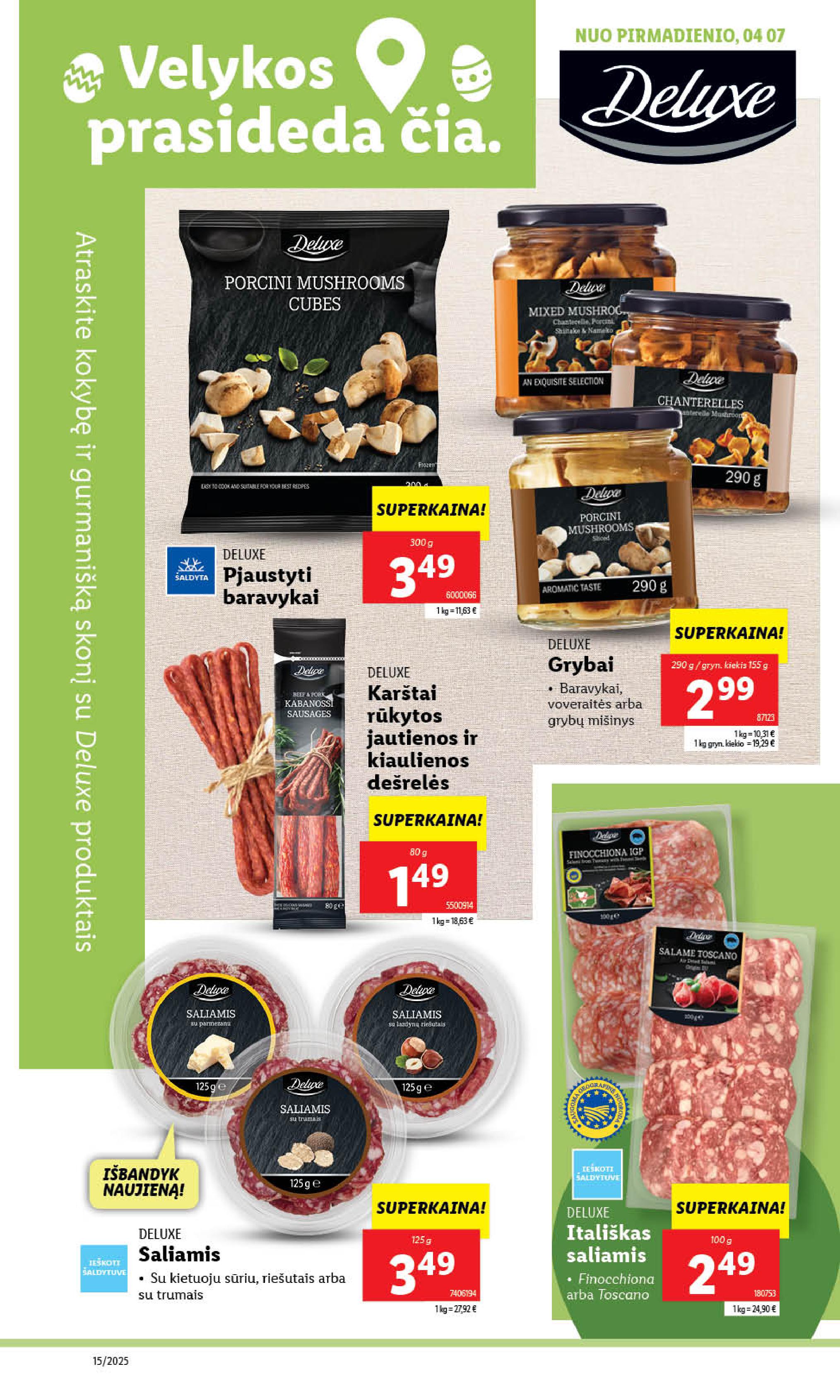 Naujausias LIDL kaininis katalogas 2025.04.07 - 2025.04.13