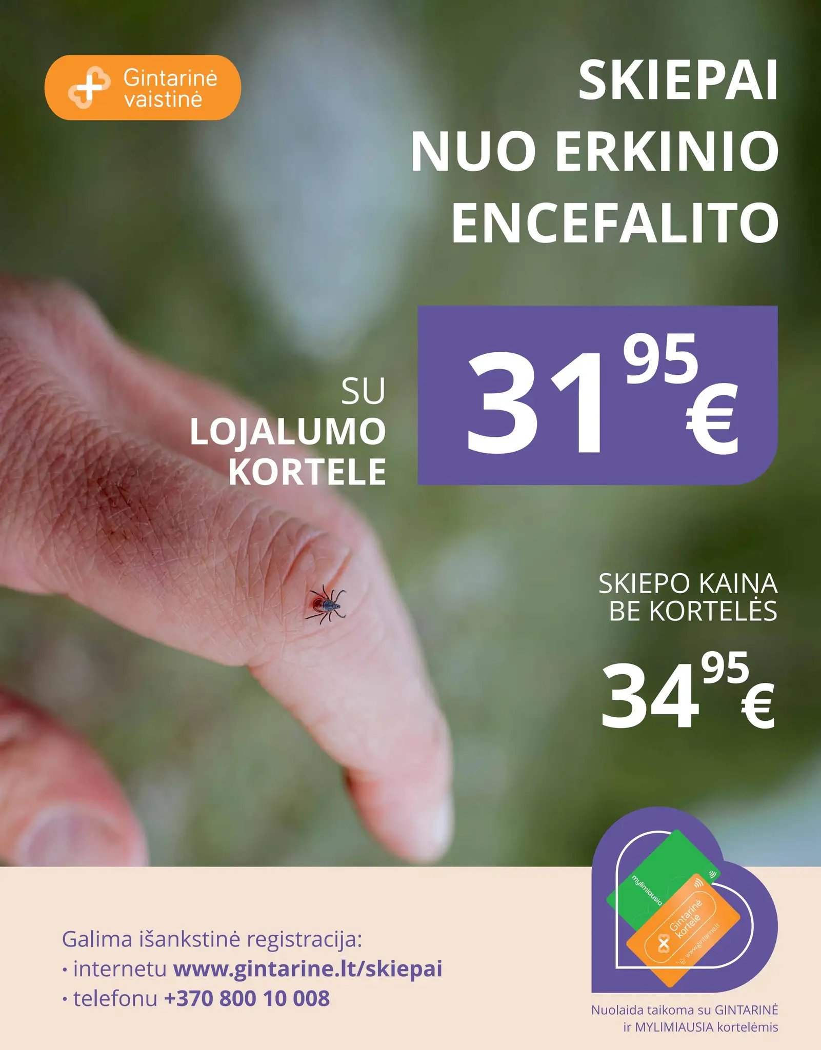 GINTARINĖS vaistinės akcijų ir nuolaidų leidinys 2025.05.01 - 2025.05.31