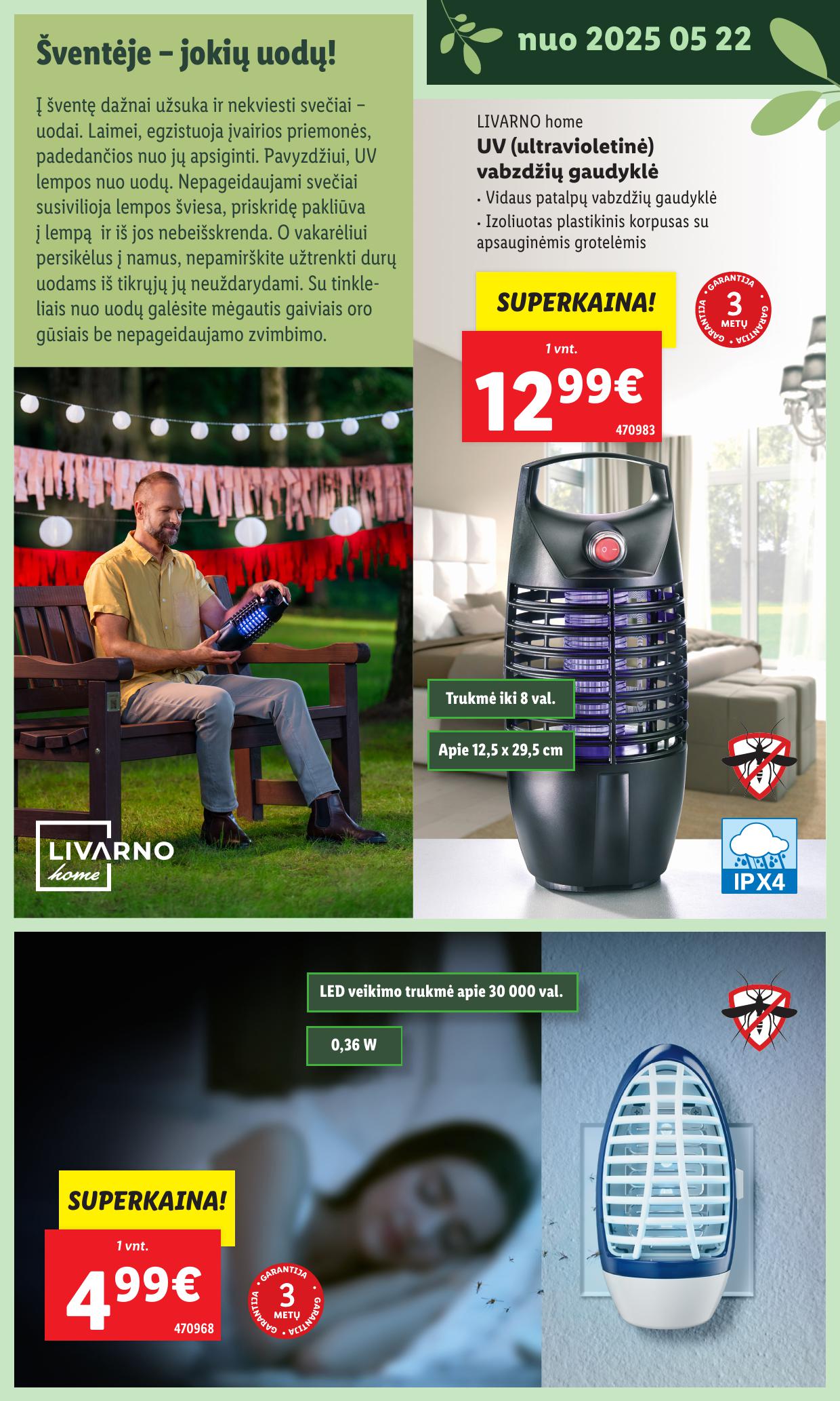 LIDL katalogas "Švenčiame sodą" galioja nuo 2025.05.12