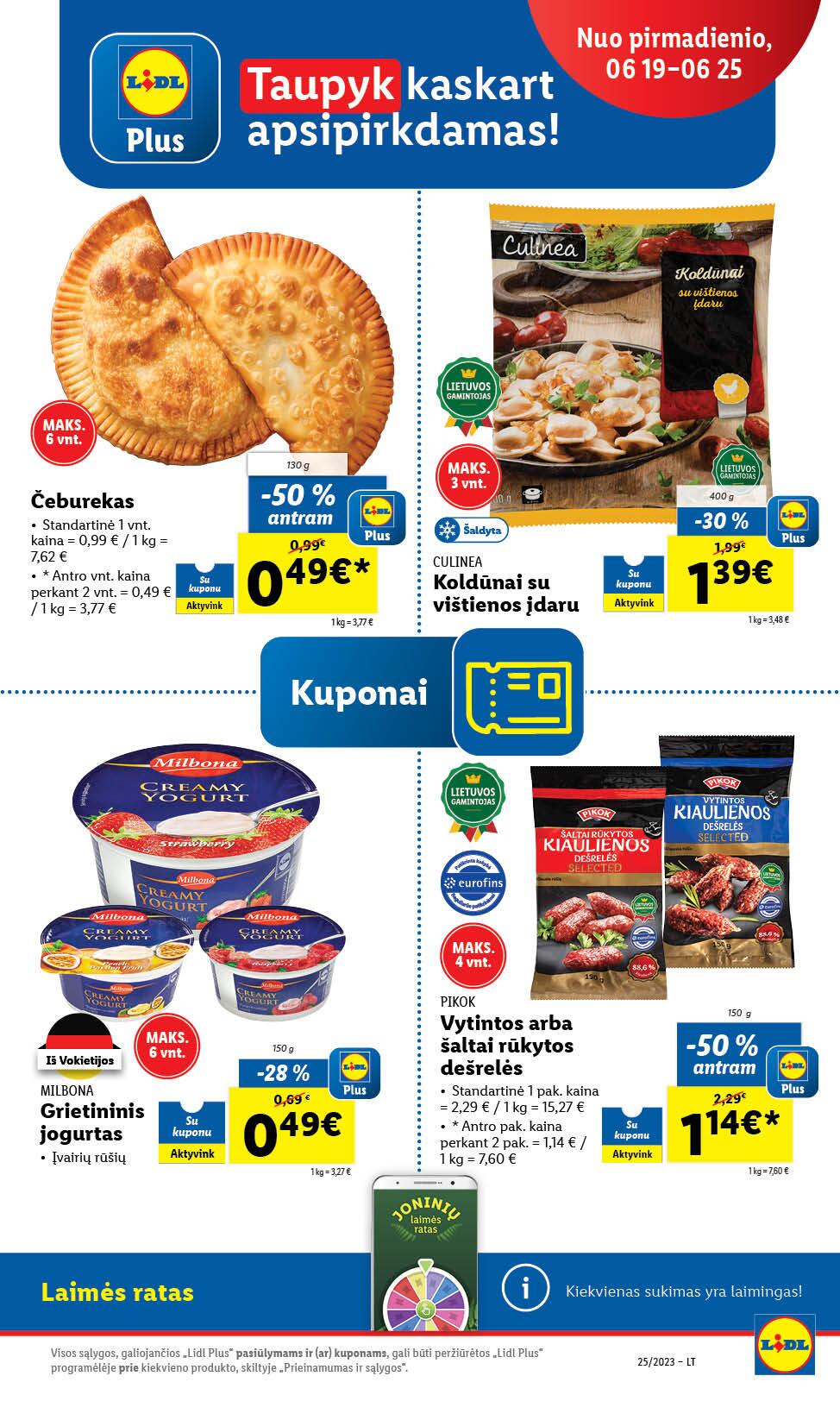 Naujausias LIDL kaininis katalogas 2023.06.19 - 2023.06.25