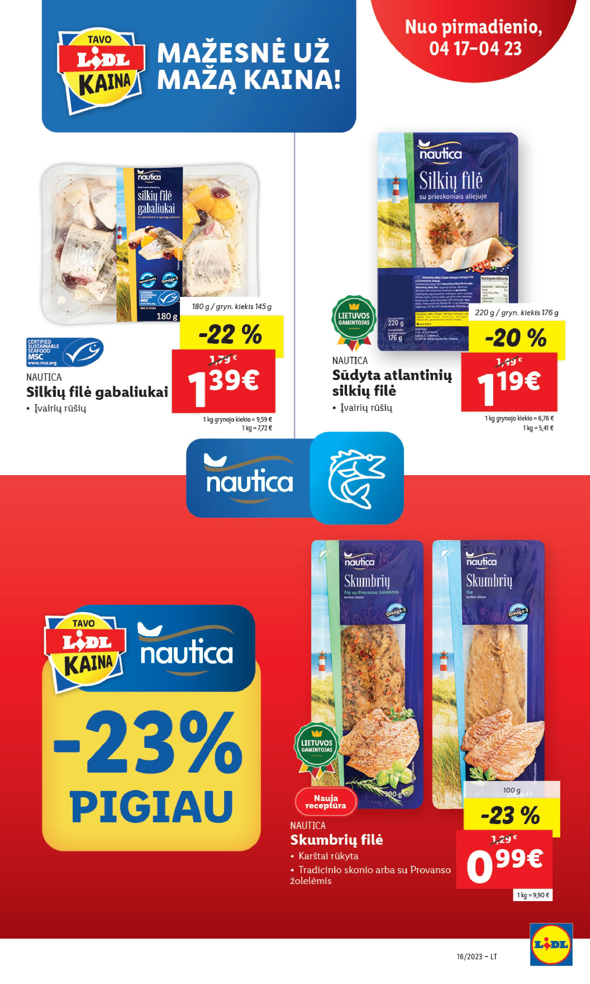 Naujausias LIDL kaininis katalogas 2023.04.17 - 2023.04.23