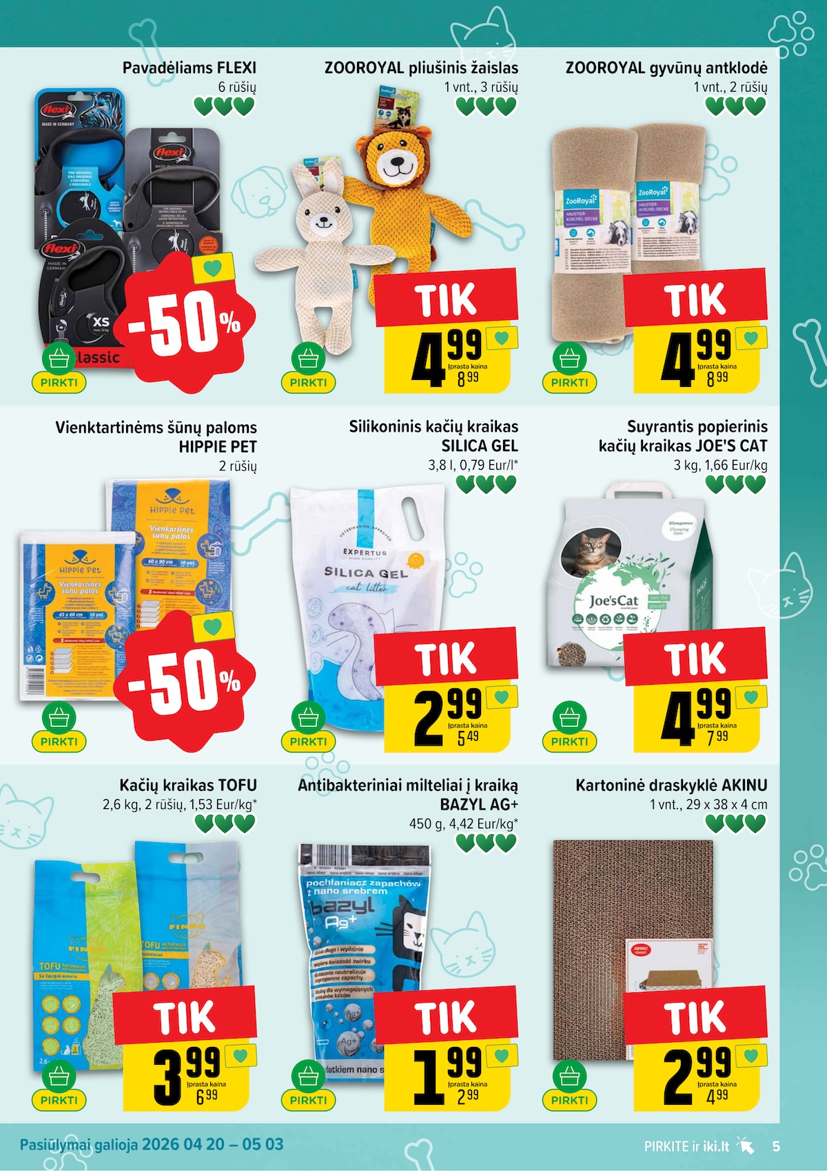 Naujausias IKI kaininis katalogas 2026.04.20 - 2026.04.26