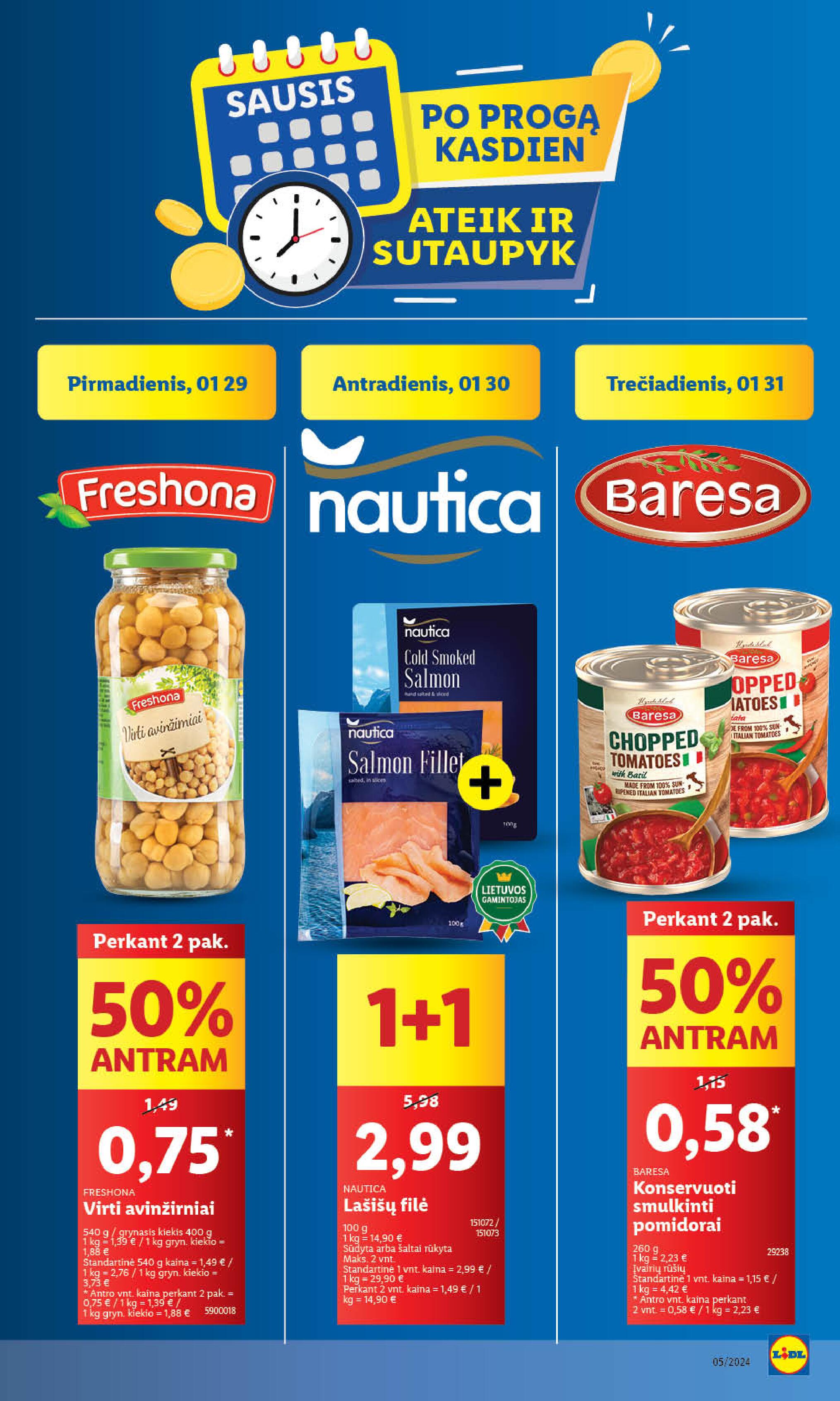 Naujausias LIDL kaininis katalogas 2024.01.29 - 2024.02.04