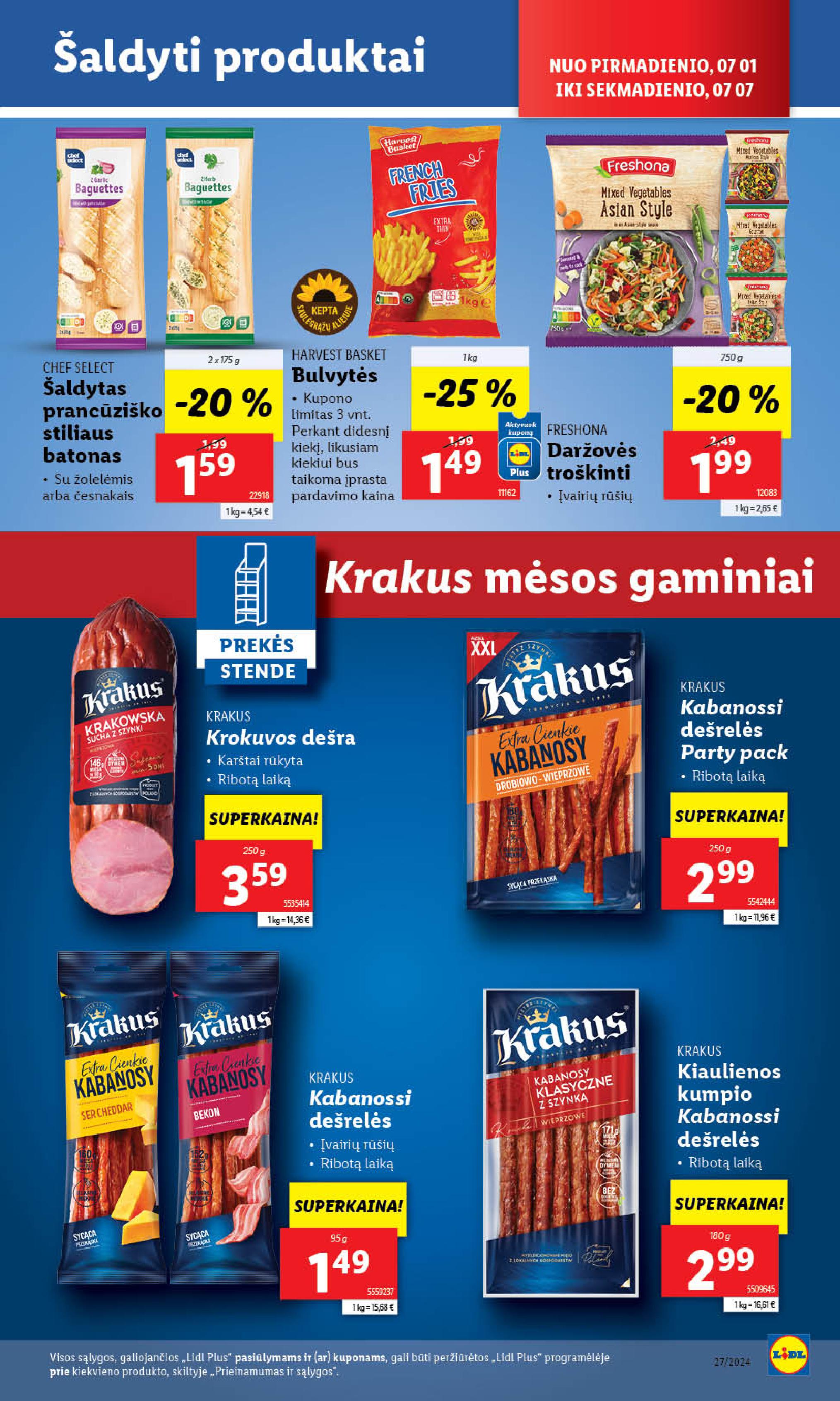 Naujausias LIDL kaininis katalogas 2024.07.01 - 2024.07.07