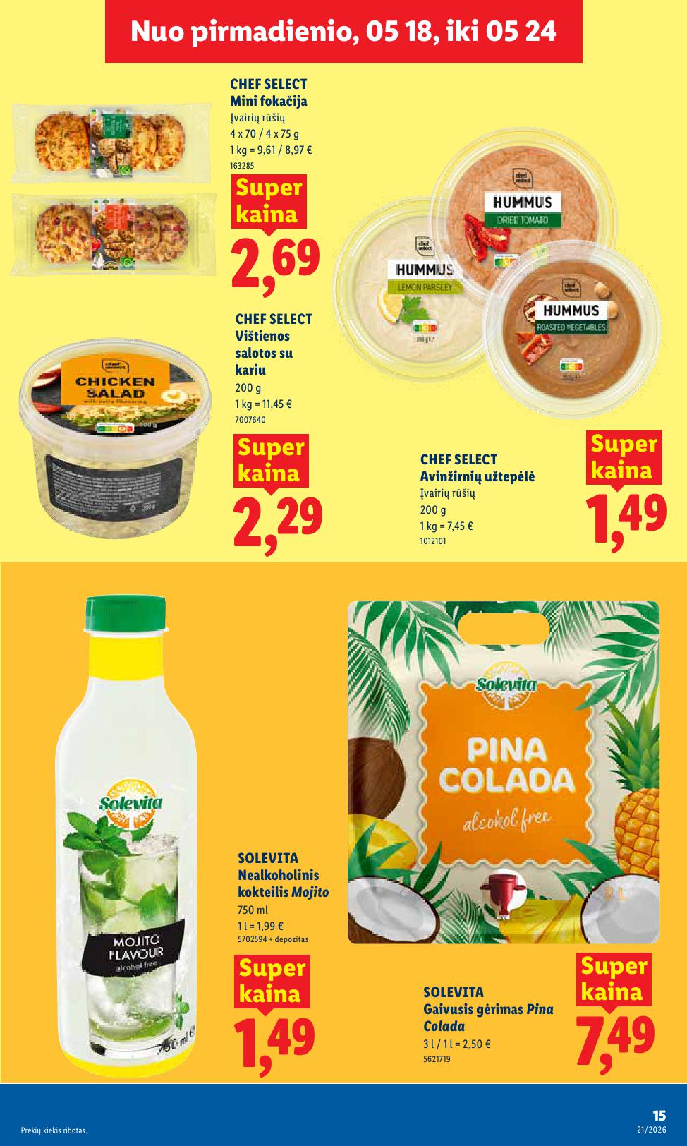 Naujausias LIDL kaininis katalogas 2026.05.18 - 2026.05.24